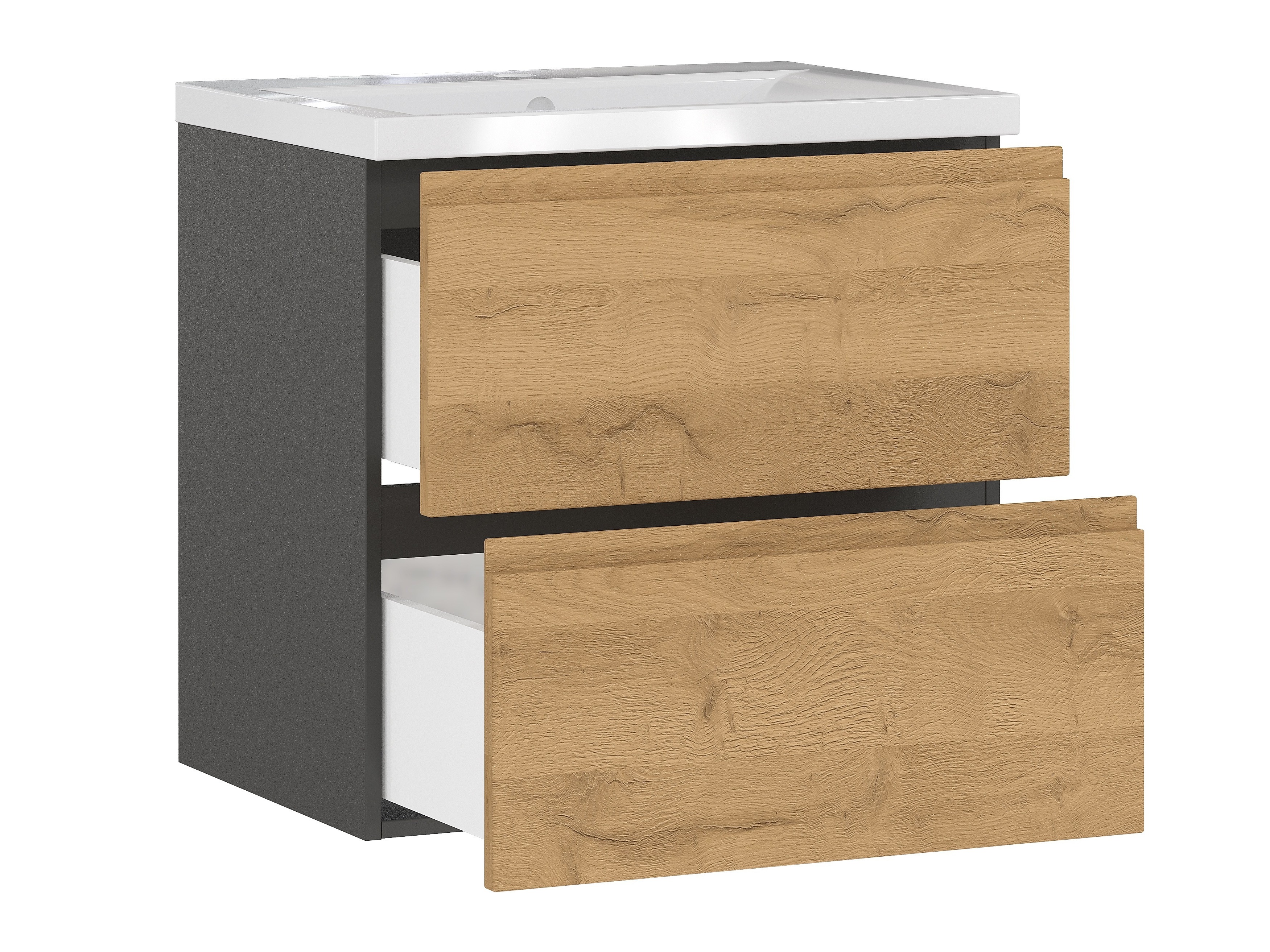 Επιτοίχιο ντουλάπι μπάνιου με υποδοχή νιπτήρα Talmira 117