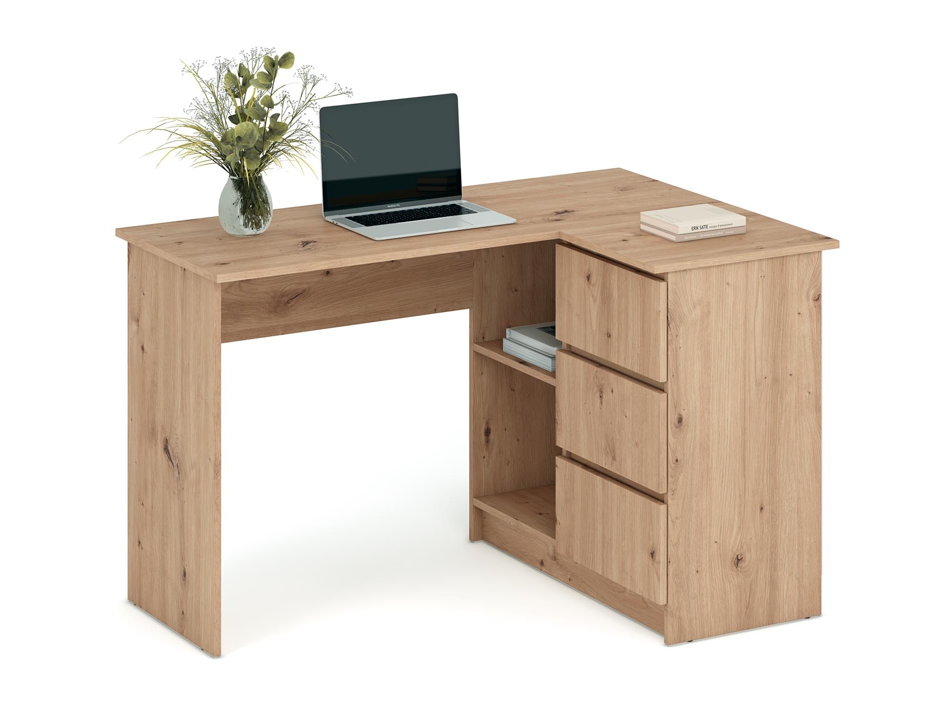 Γωνιακό γραφείο Houston 1950 (Artisan βελανιδιά)