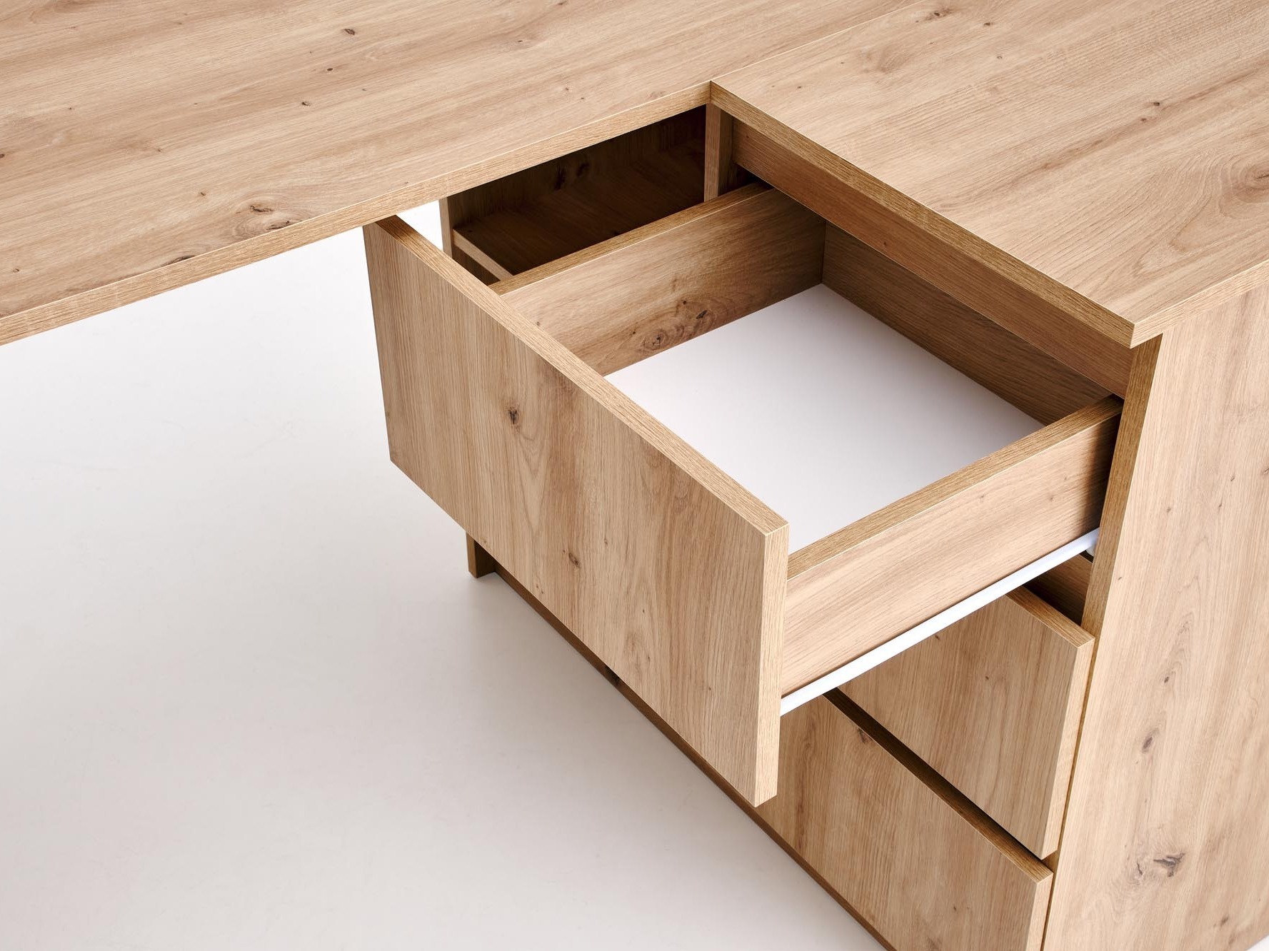 Γωνιακό γραφείο Houston 1950 (Artisan βελανιδιά)