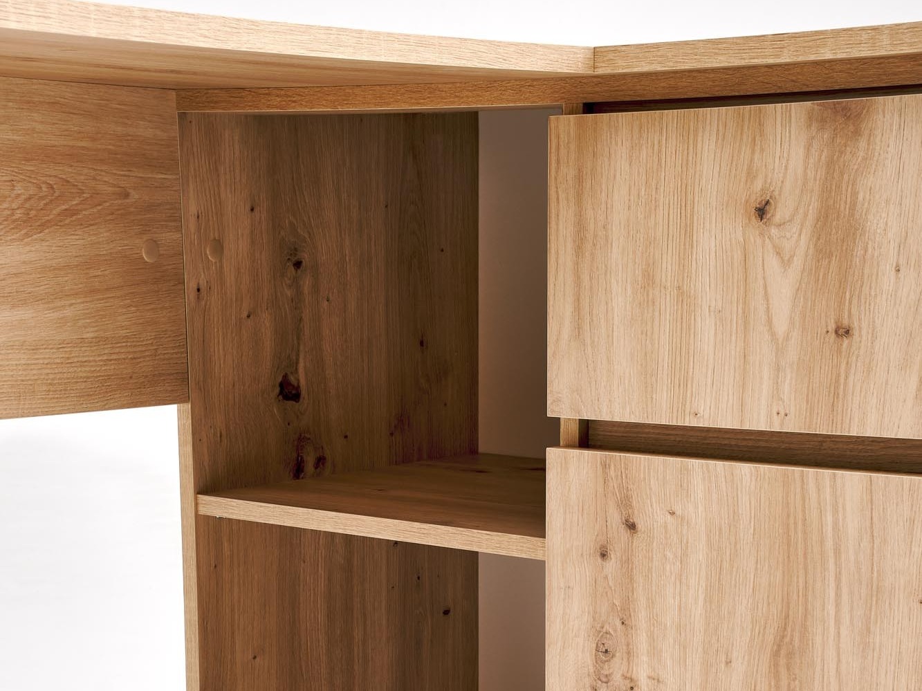 Γωνιακό γραφείο Houston 1950 (Artisan βελανιδιά)