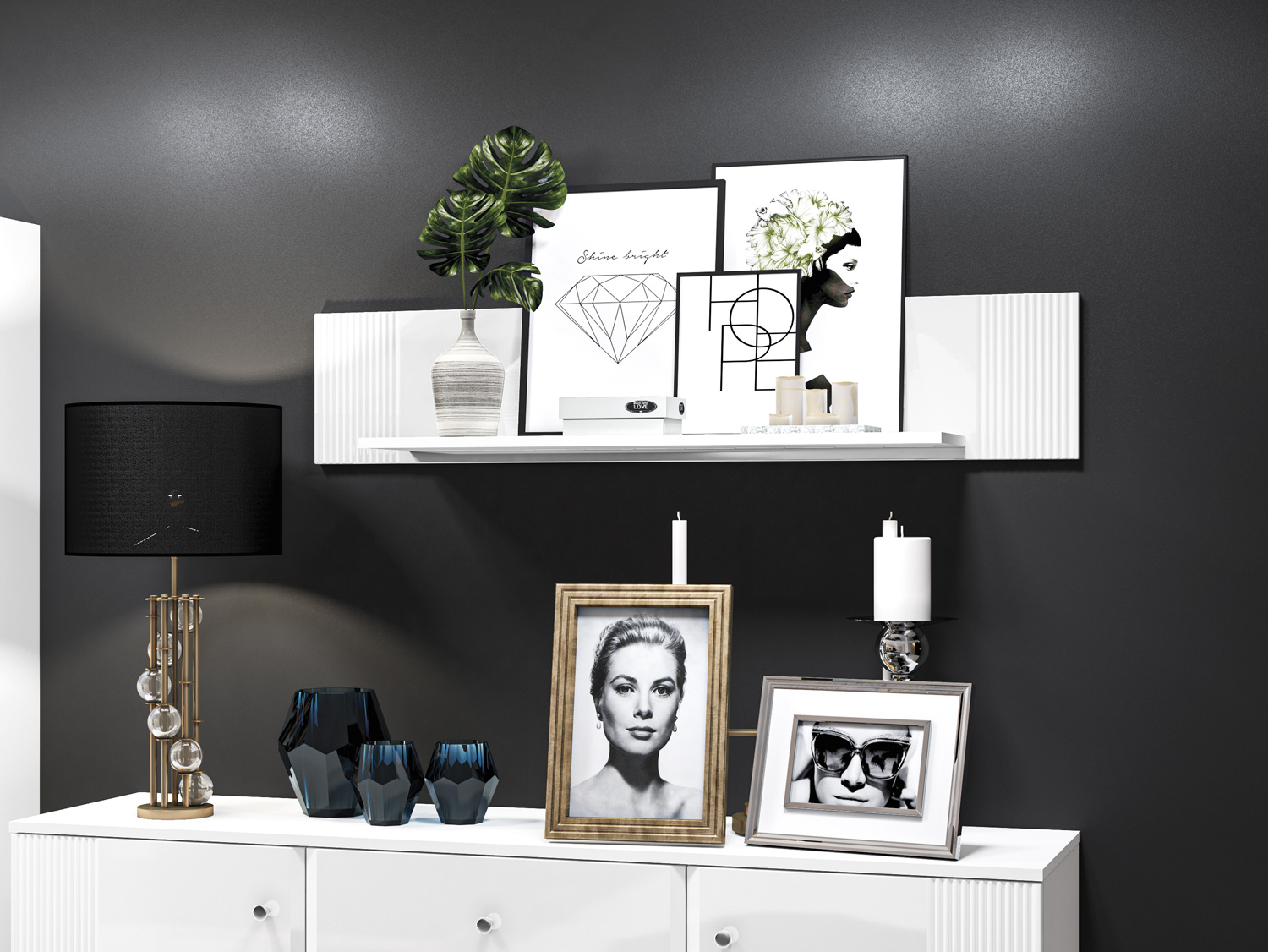 Ράφι τοίχου Fivfloi 103