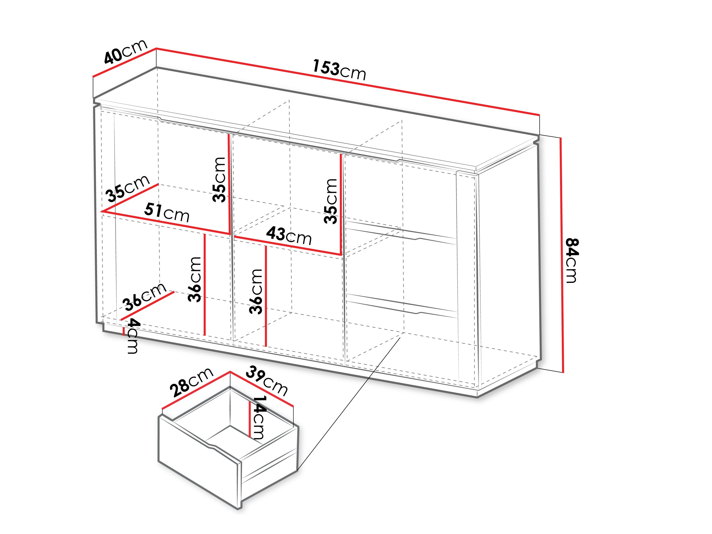 Συρταριέρα Comfivo Ovitas