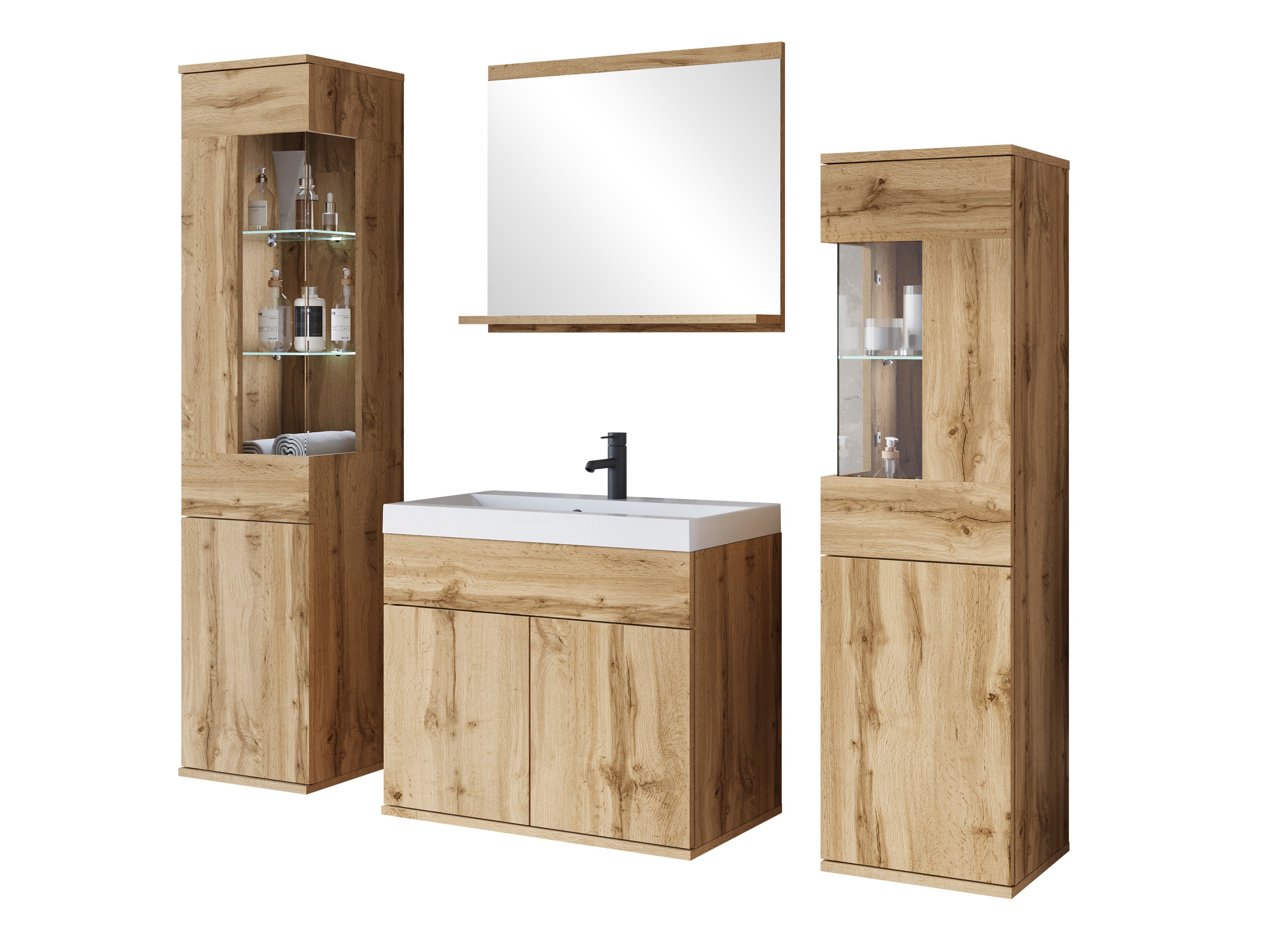 Σετ μπάνιου Sarasota 194 (Δρυς wotan)