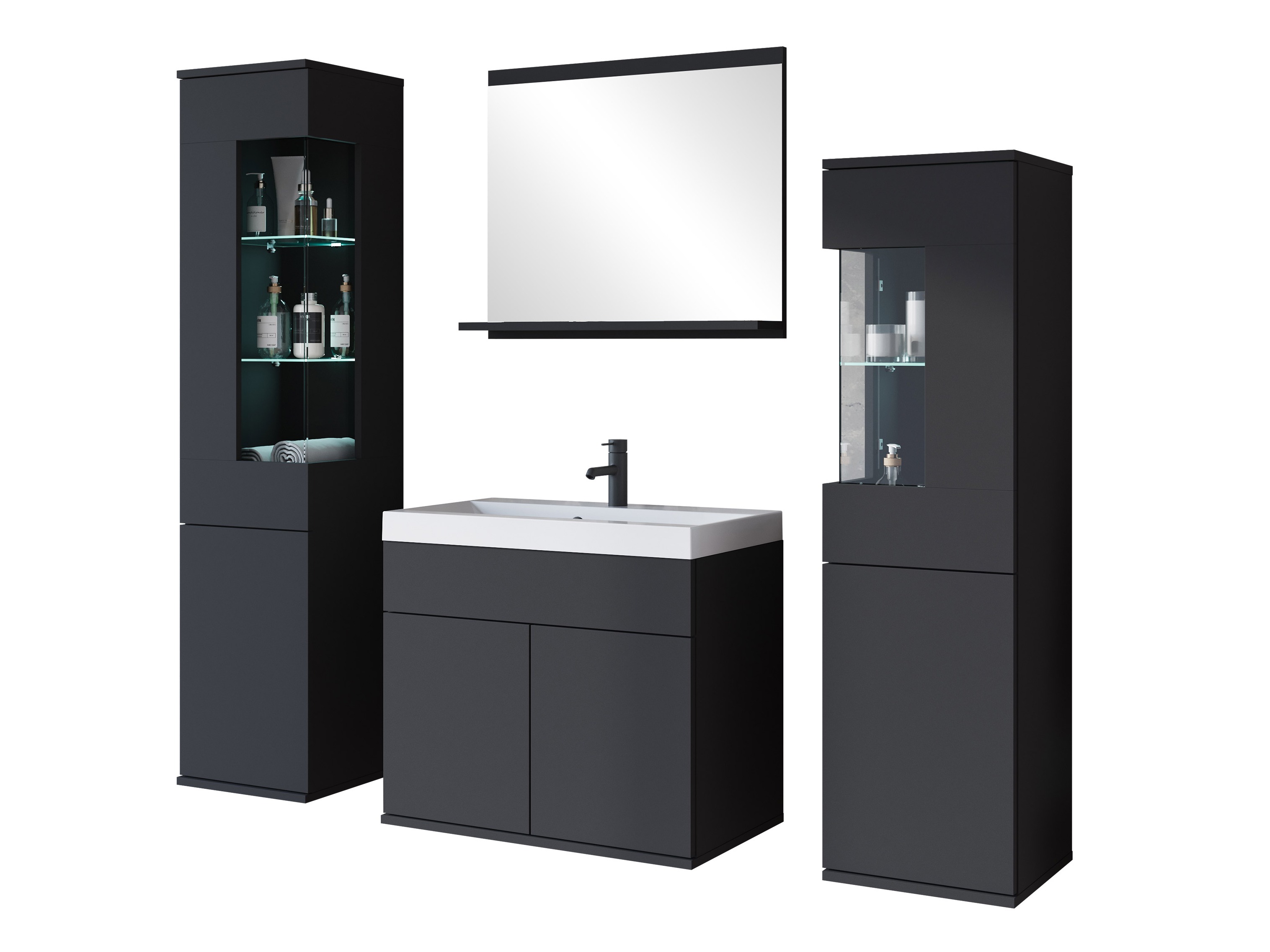 Σετ μπάνιου Sarasota 194 (Γραφίτης)