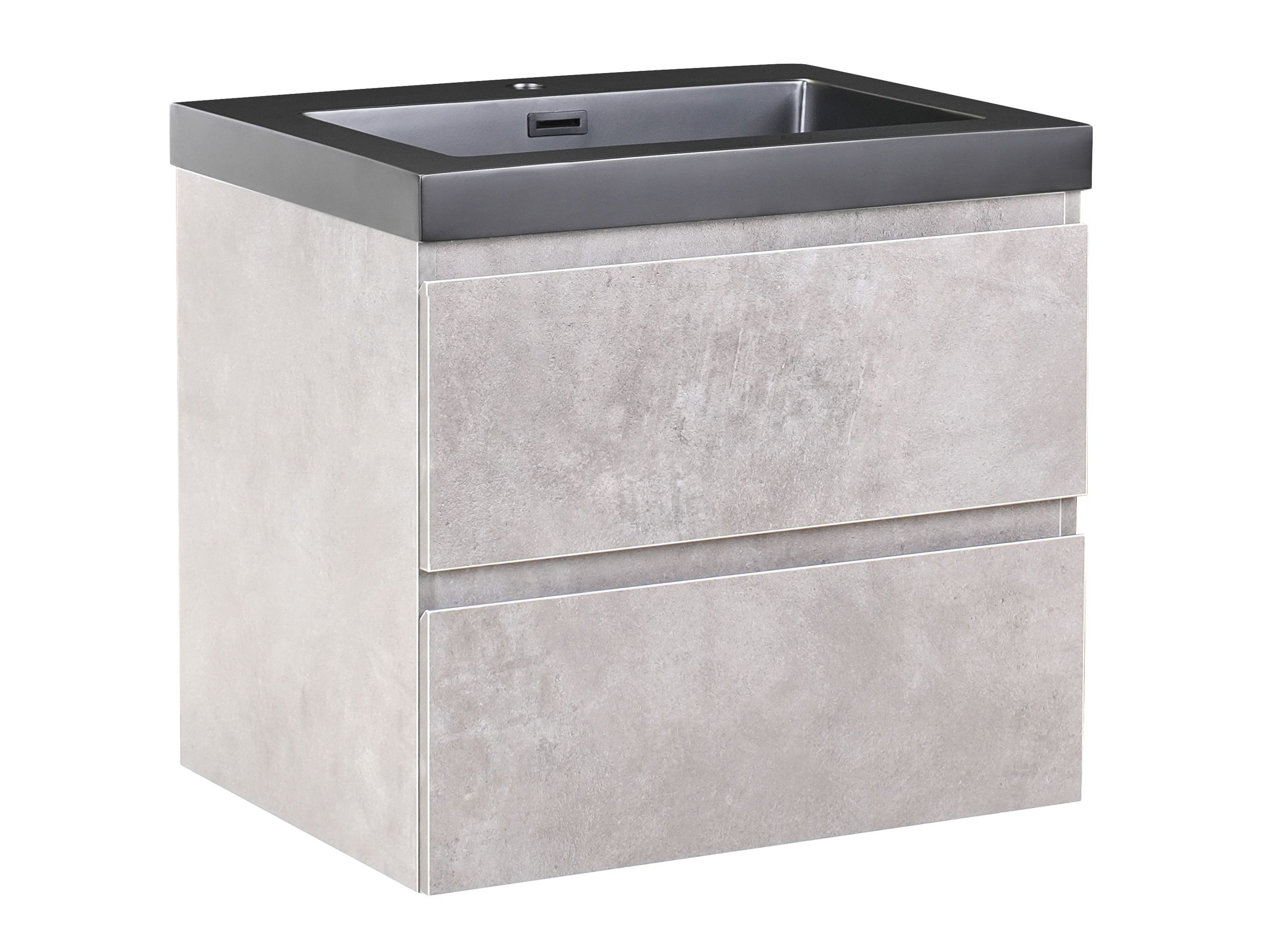 Wall-mounted bathroom cabinet for washbasin Berwyn 2872 (Grey)