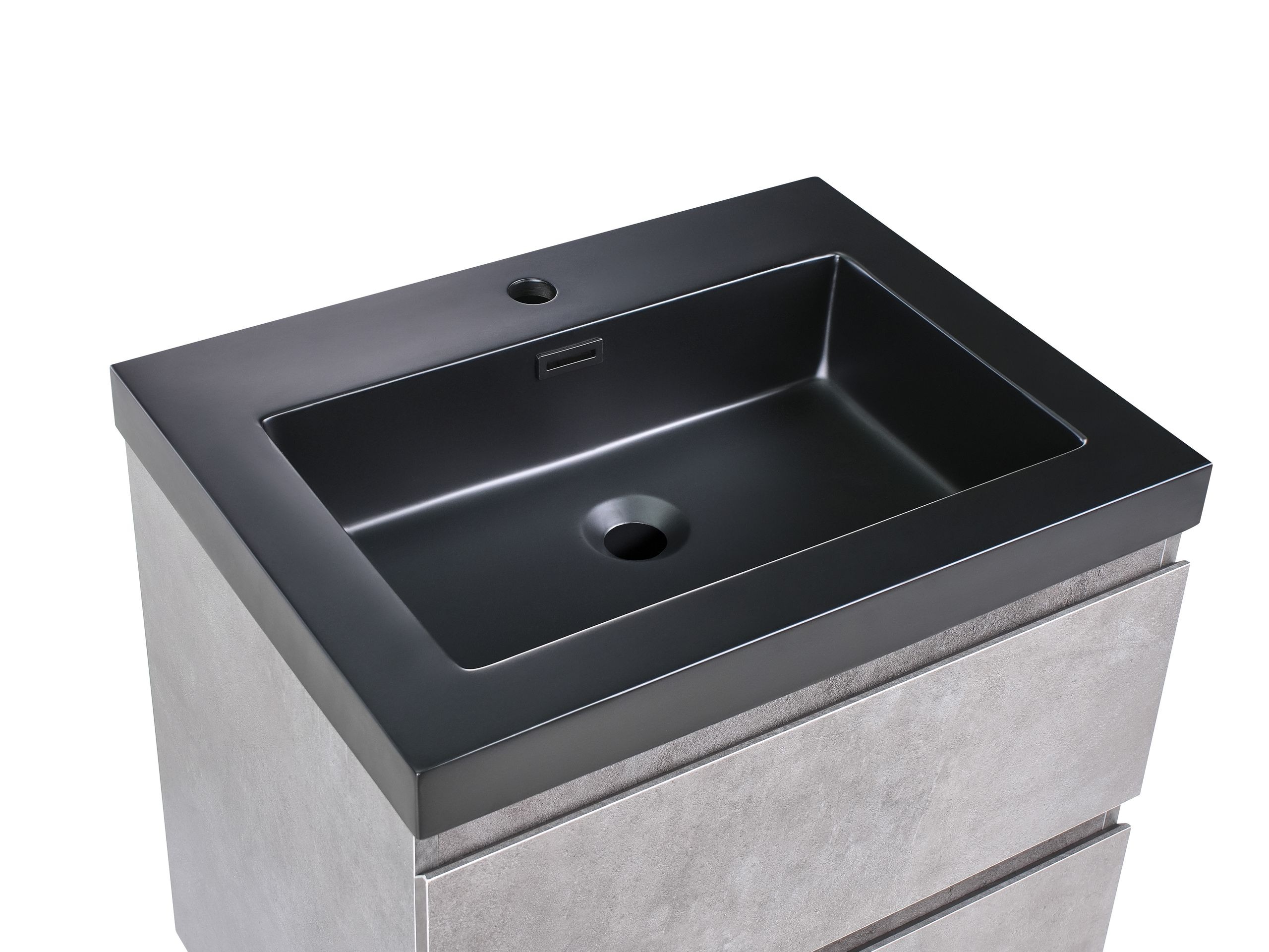 Wall-mounted bathroom cabinet for washbasin Berwyn 2872 (Grey)