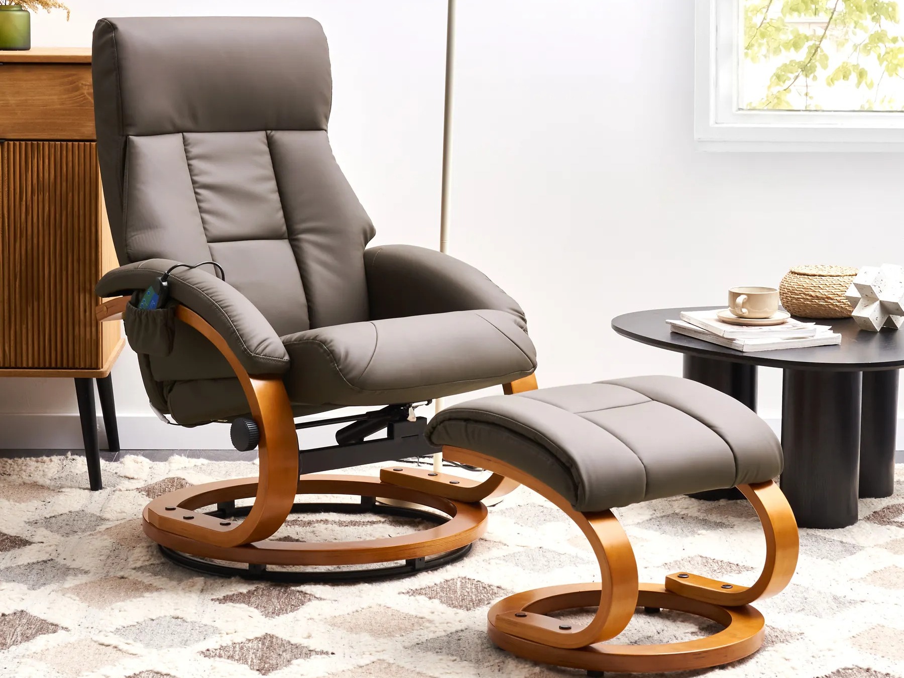 Πολυθρόνα Berwyn 877 (Καφέ)