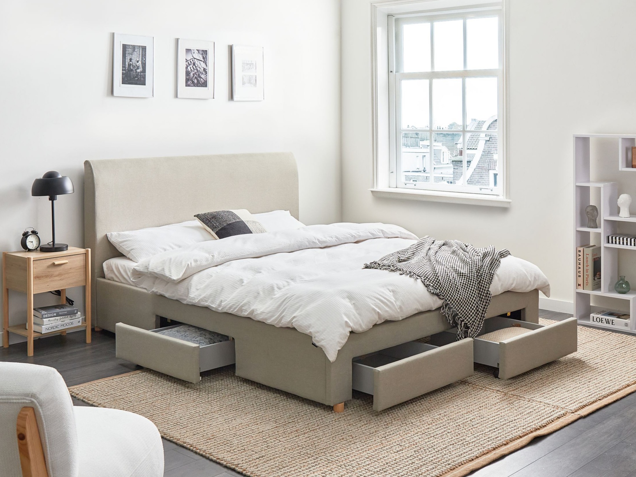 Κρεβάτι Berwyn 2875 (Μπεζ)