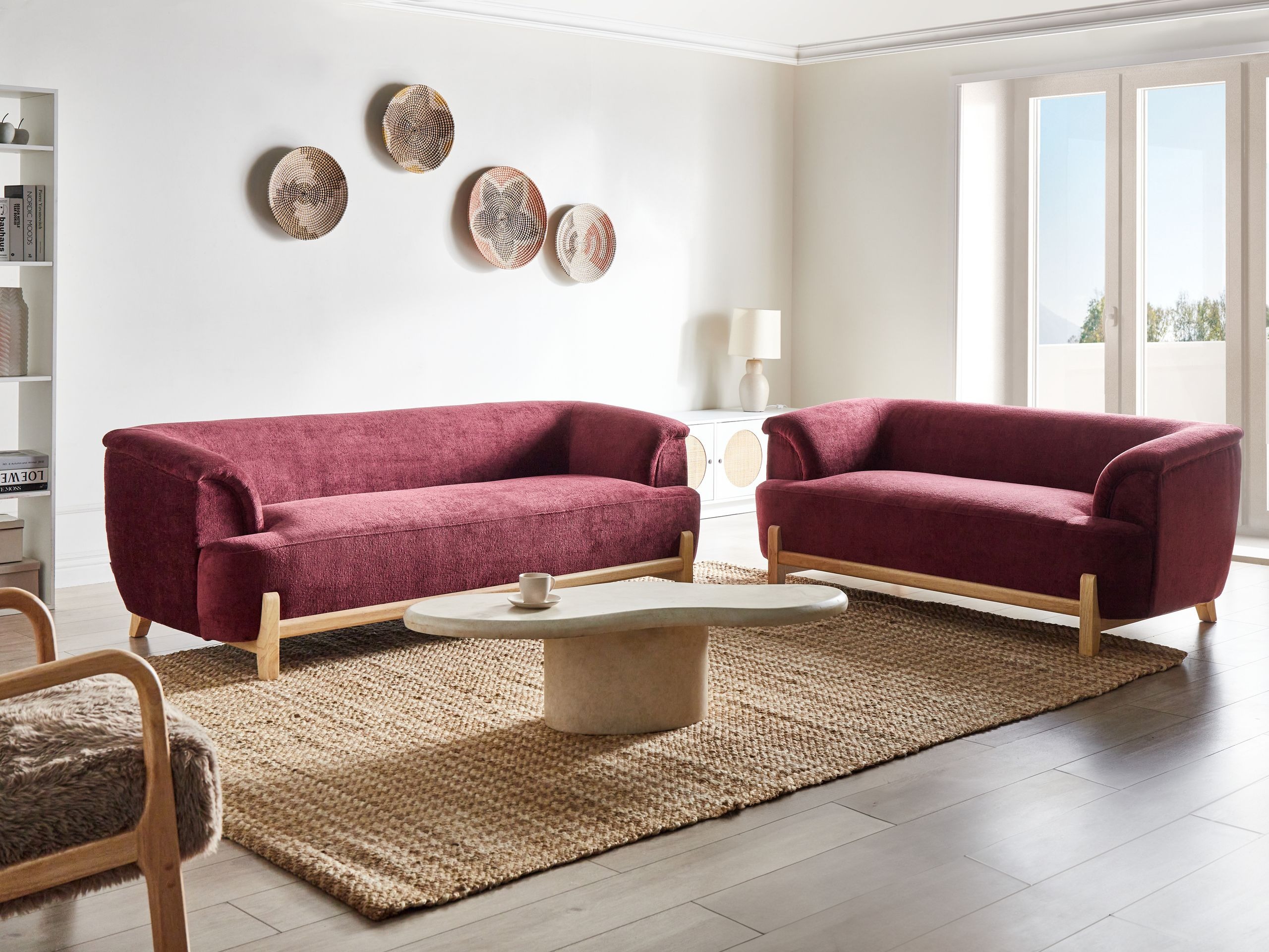 Upholstered furniture set Berwyn 2881 (Red)
