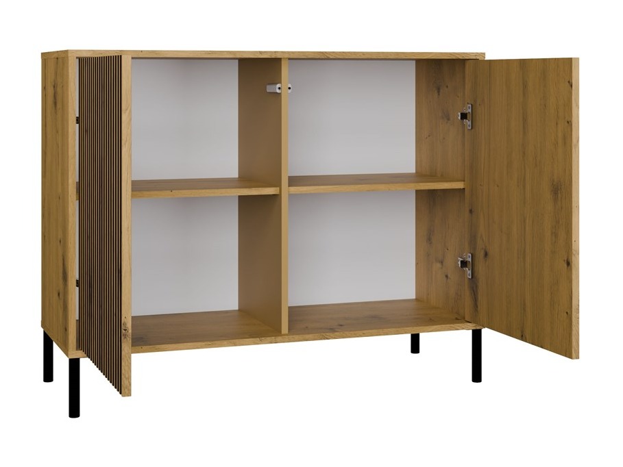 Μπουφέ Orlsone 109 (Artisan βελανιδιά + Μαύρο)