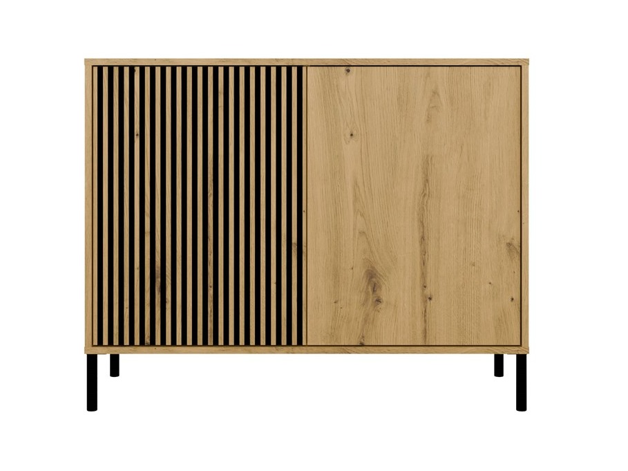 Μπουφέ Orlsone 109 (Artisan βελανιδιά + Μαύρο)