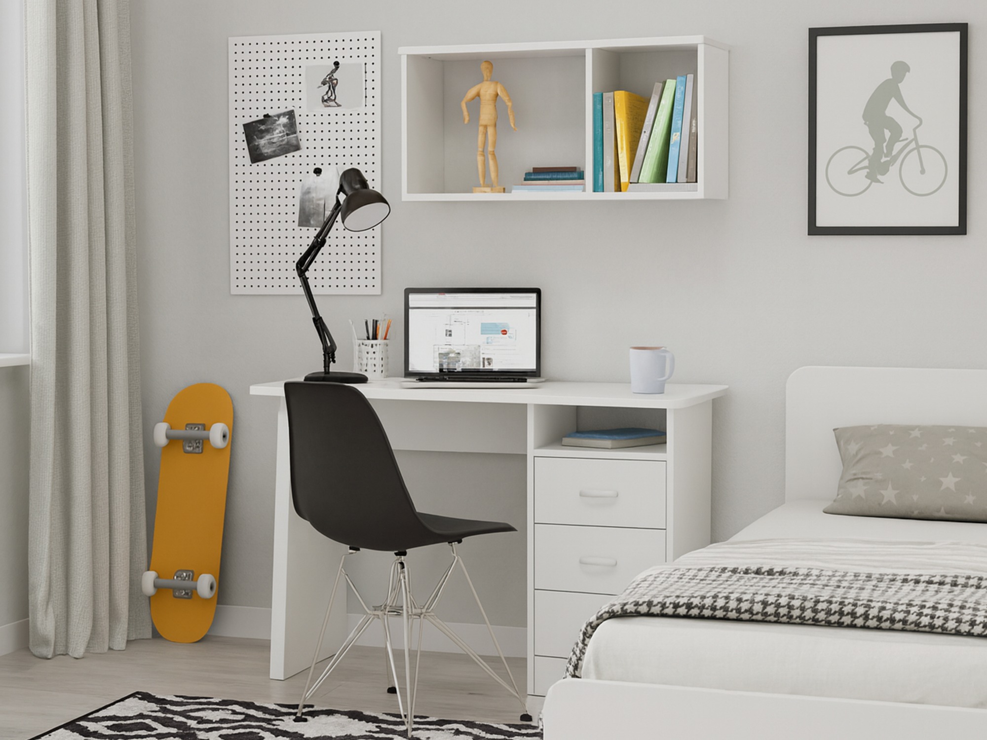 Γραφείο Ontario 204 (Άσπρο)