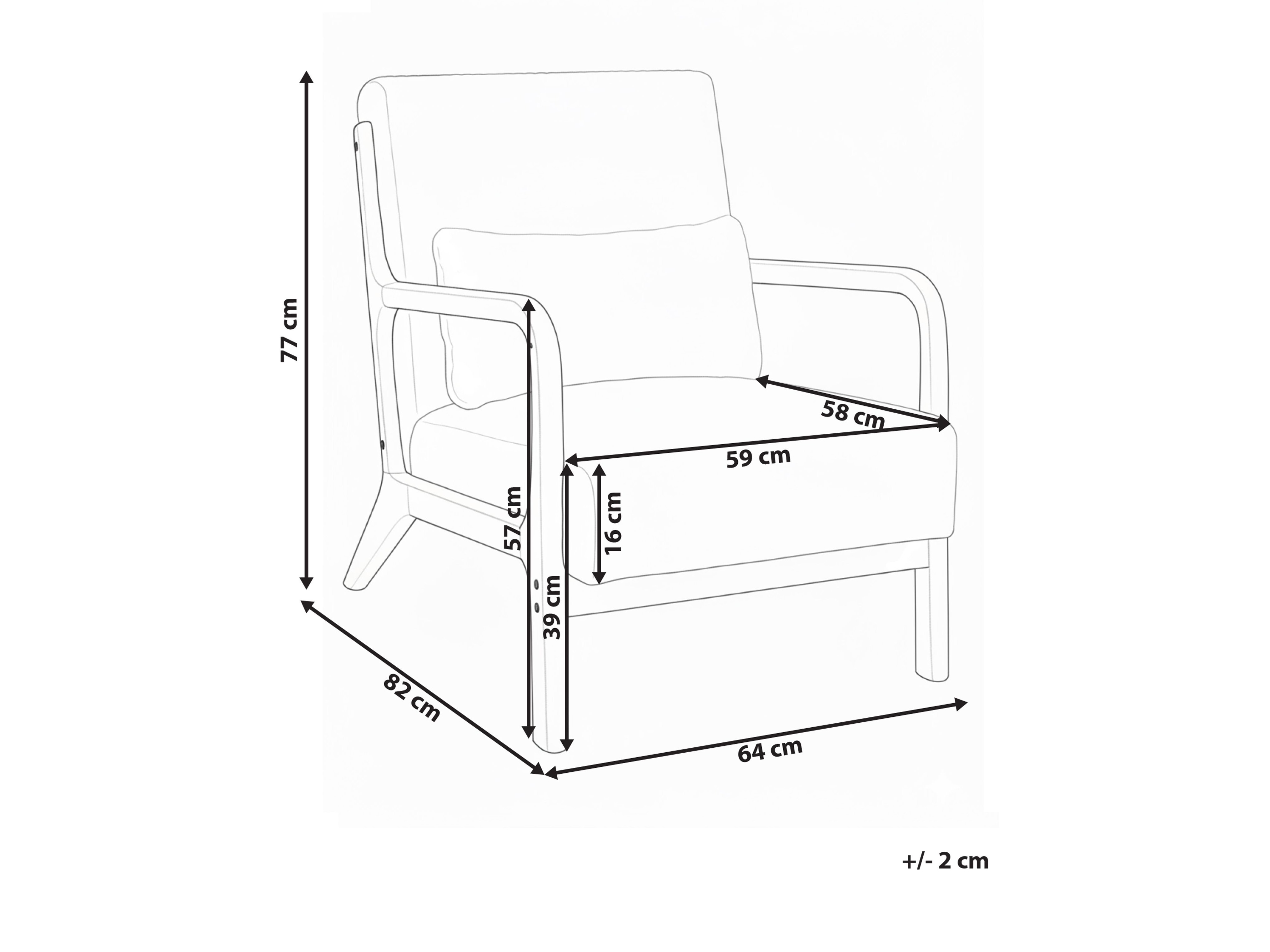Πολυθρόνα Berwyn 2883 (Μπεζ)