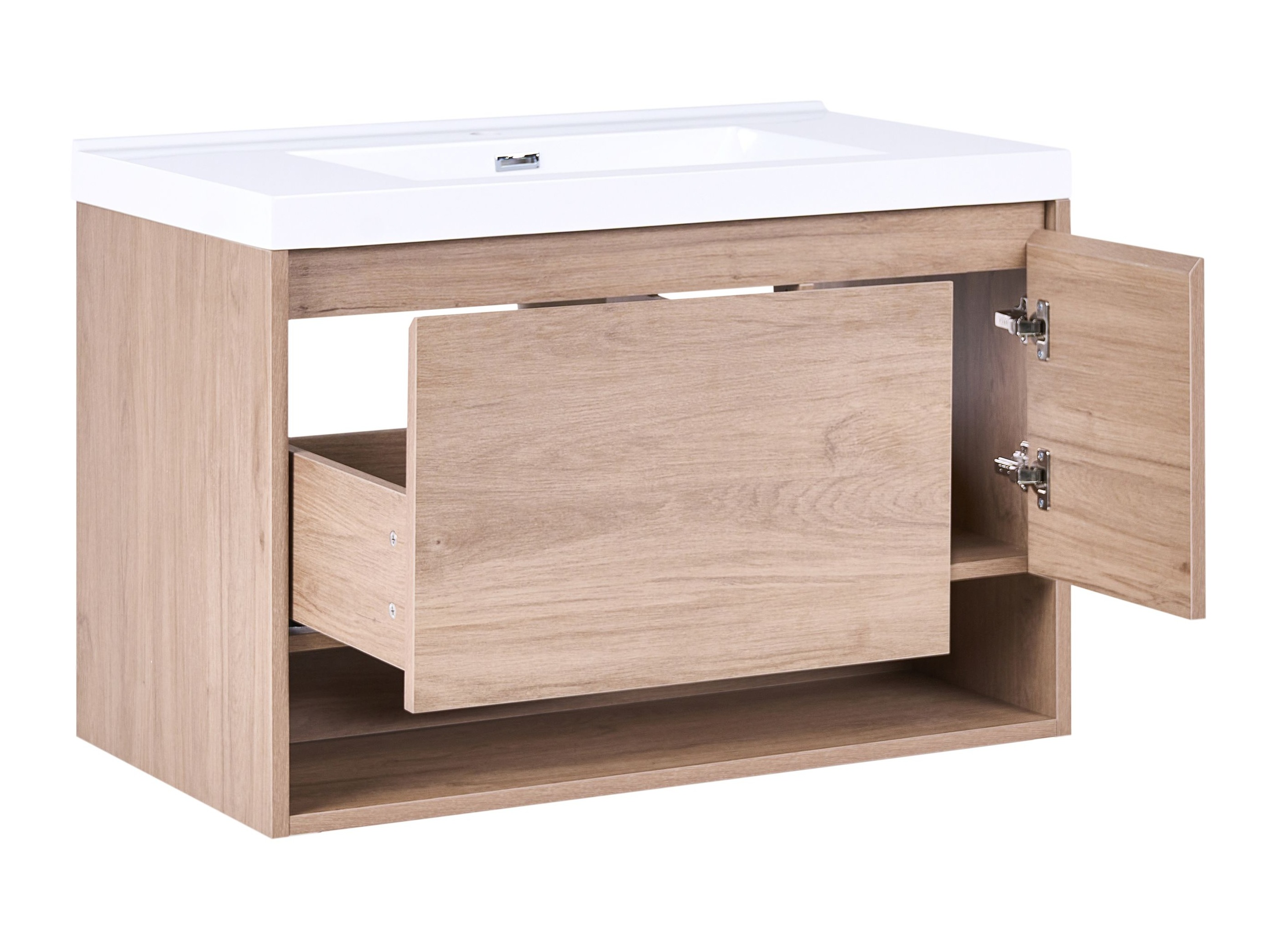 Επιτοίχιο ντουλάπι μπάνιου με υποδοχή νιπτήρα Berwyn 2897