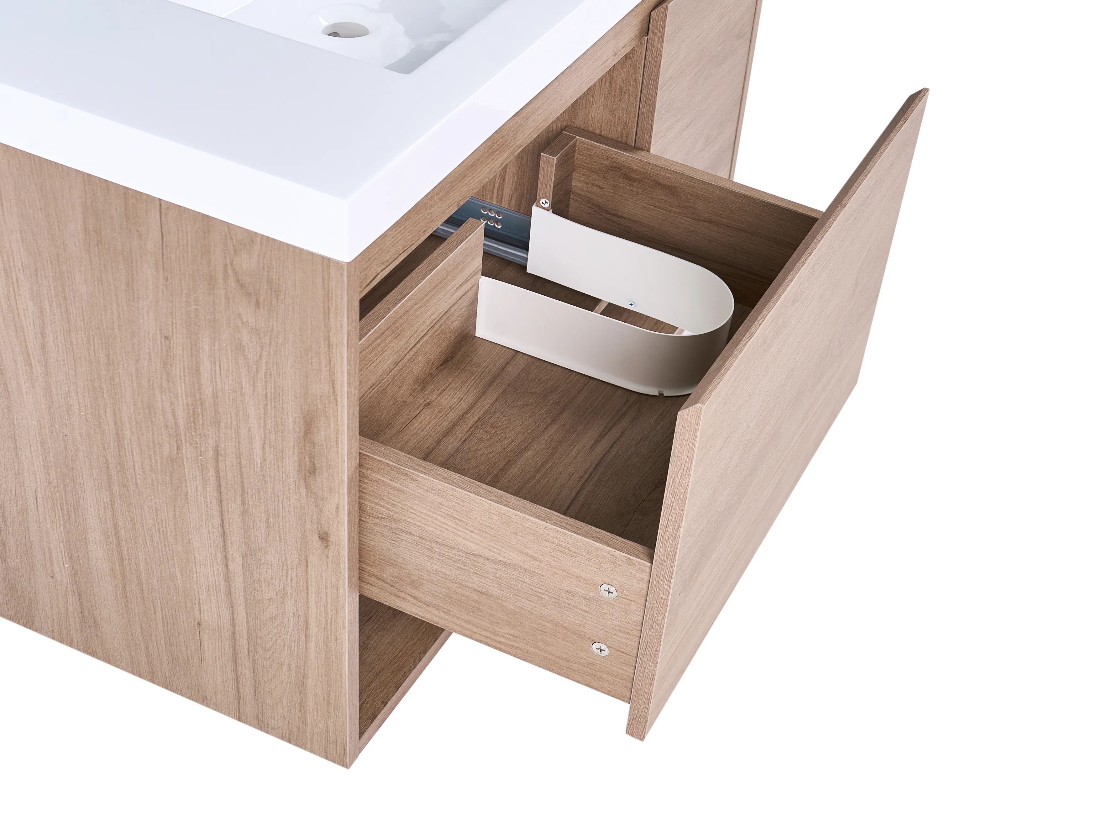 Επιτοίχιο ντουλάπι μπάνιου με υποδοχή νιπτήρα Berwyn 2897