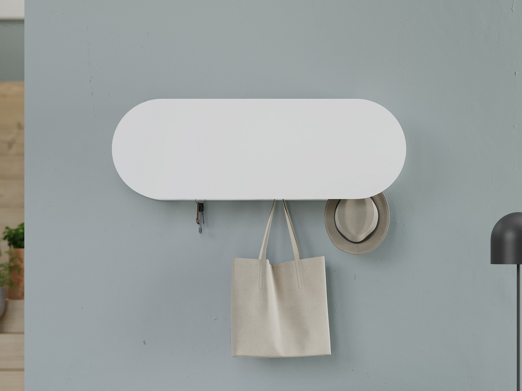 Coat rack Kailua 2144 (White)