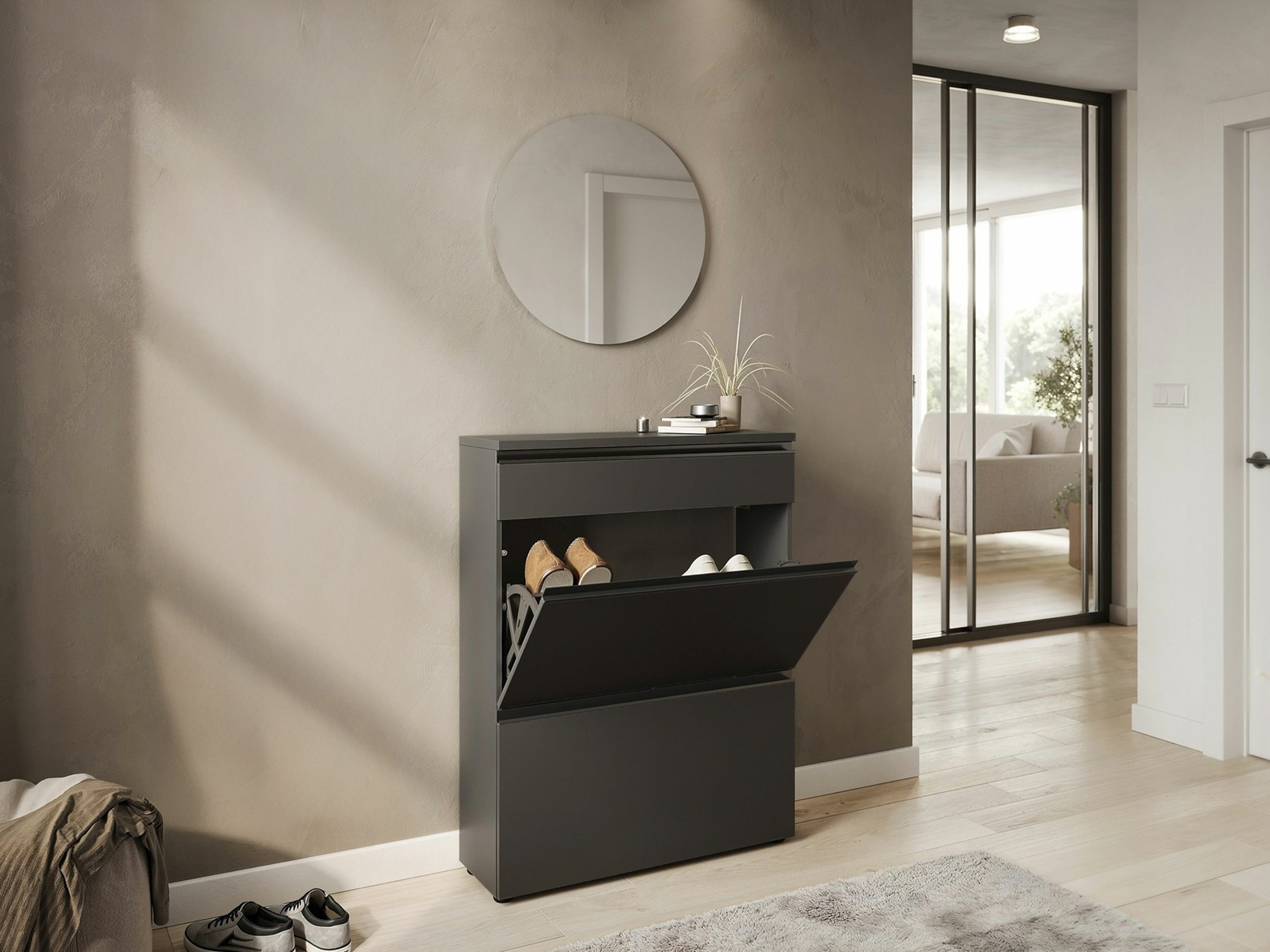 Σετ διαδρόμου Sacramento 533 (Γραφίτης)