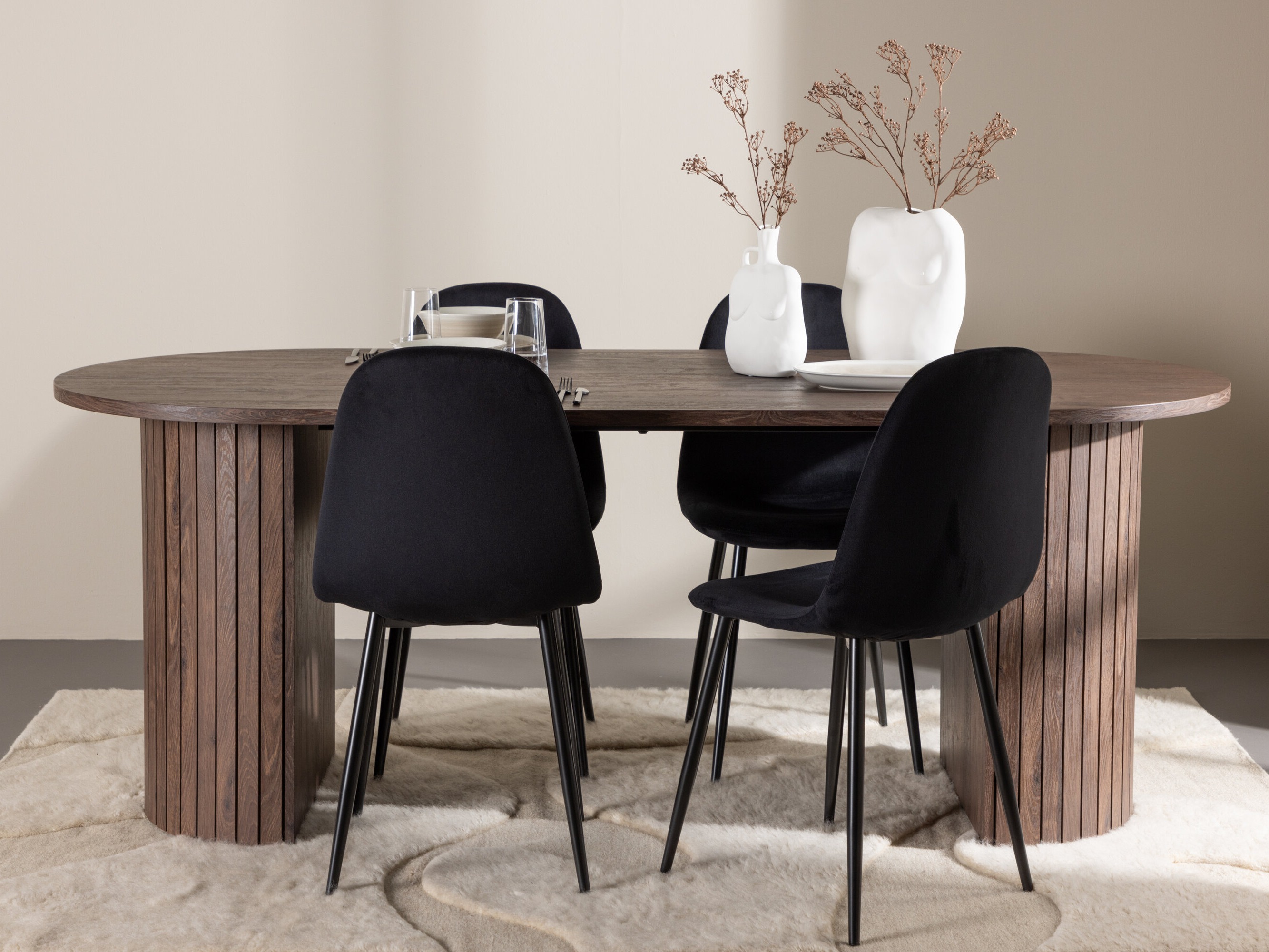 Dining set Dallas 4995 (Black)