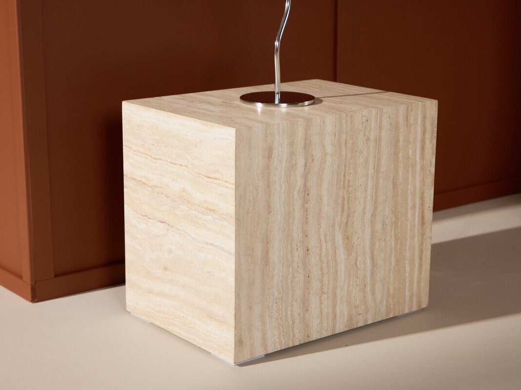 Βοηθητικό τραπεζάκι Dallas 5005 (Ανοιχτό Travertine)