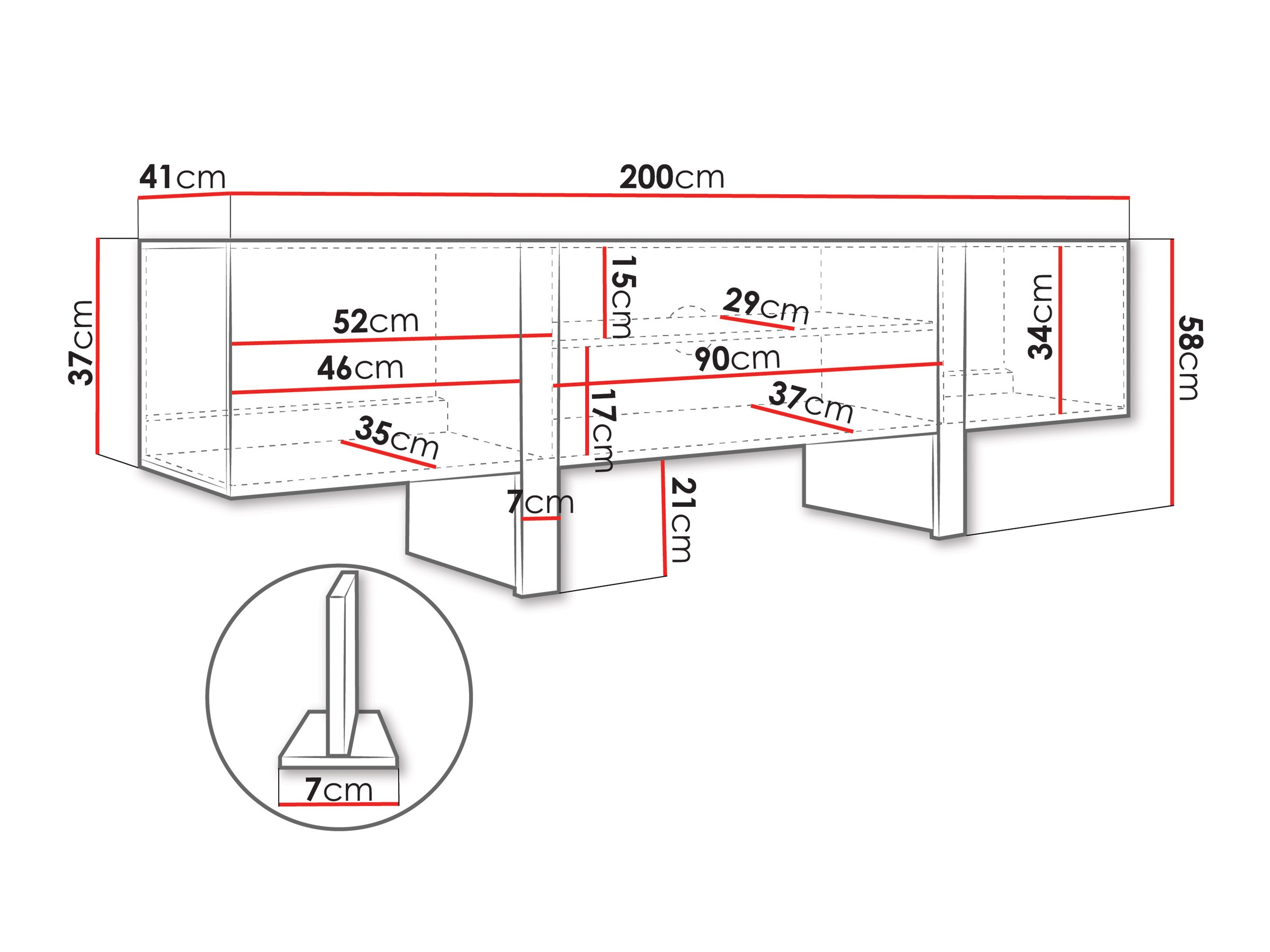 Έπιπλο τηλεόρασης Vocio