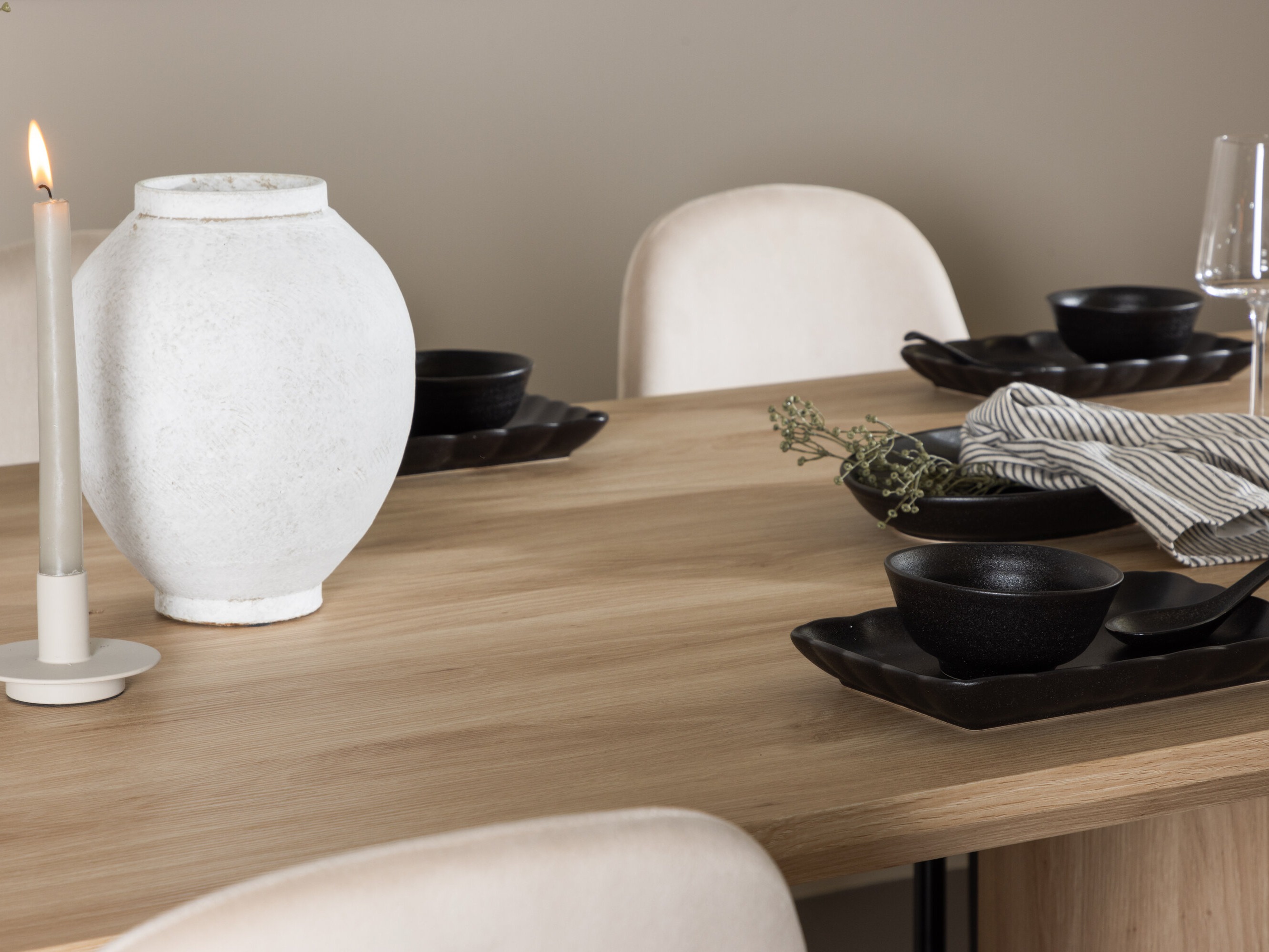 Σετ τραπεζαρίας Dallas 5018 (Μπεζ)