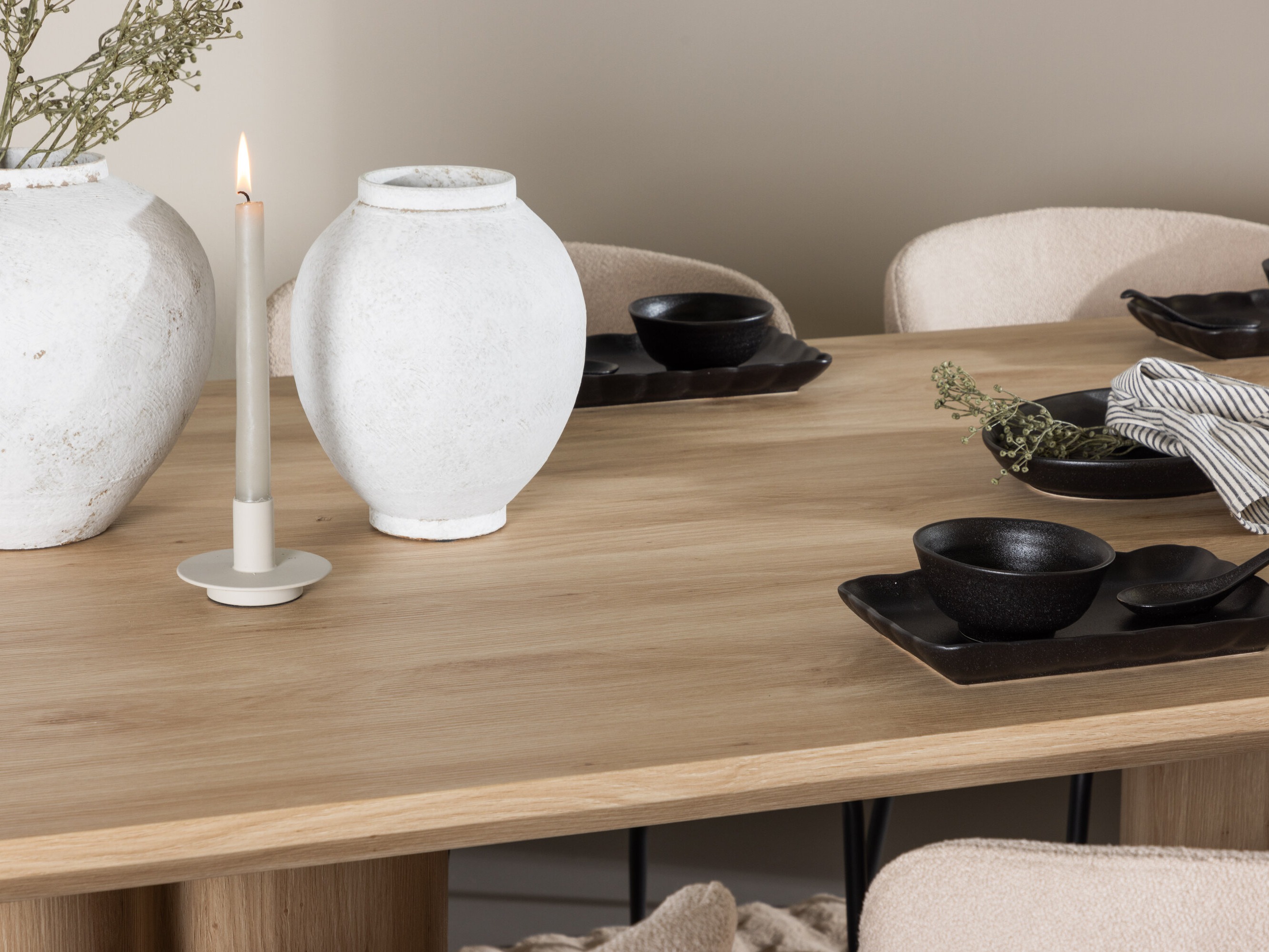 Σετ τραπεζαρίας Dallas 5021 (Μπεζ)