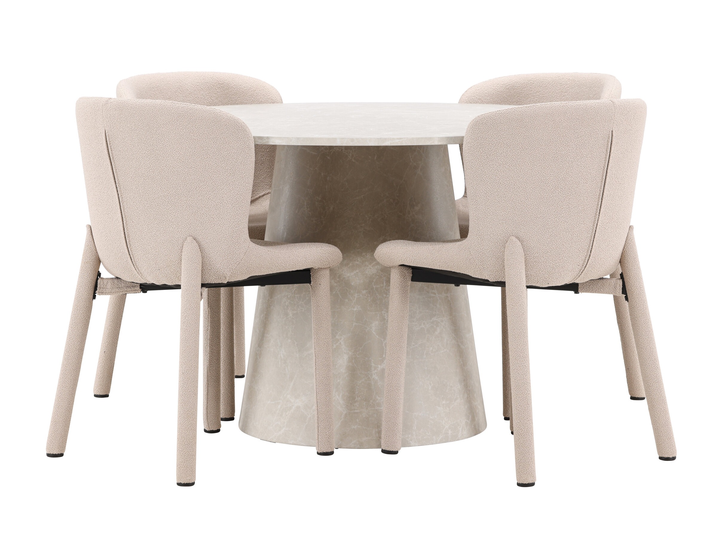 Σετ τραπεζαρίας Dallas 5023 (Μπεζ)