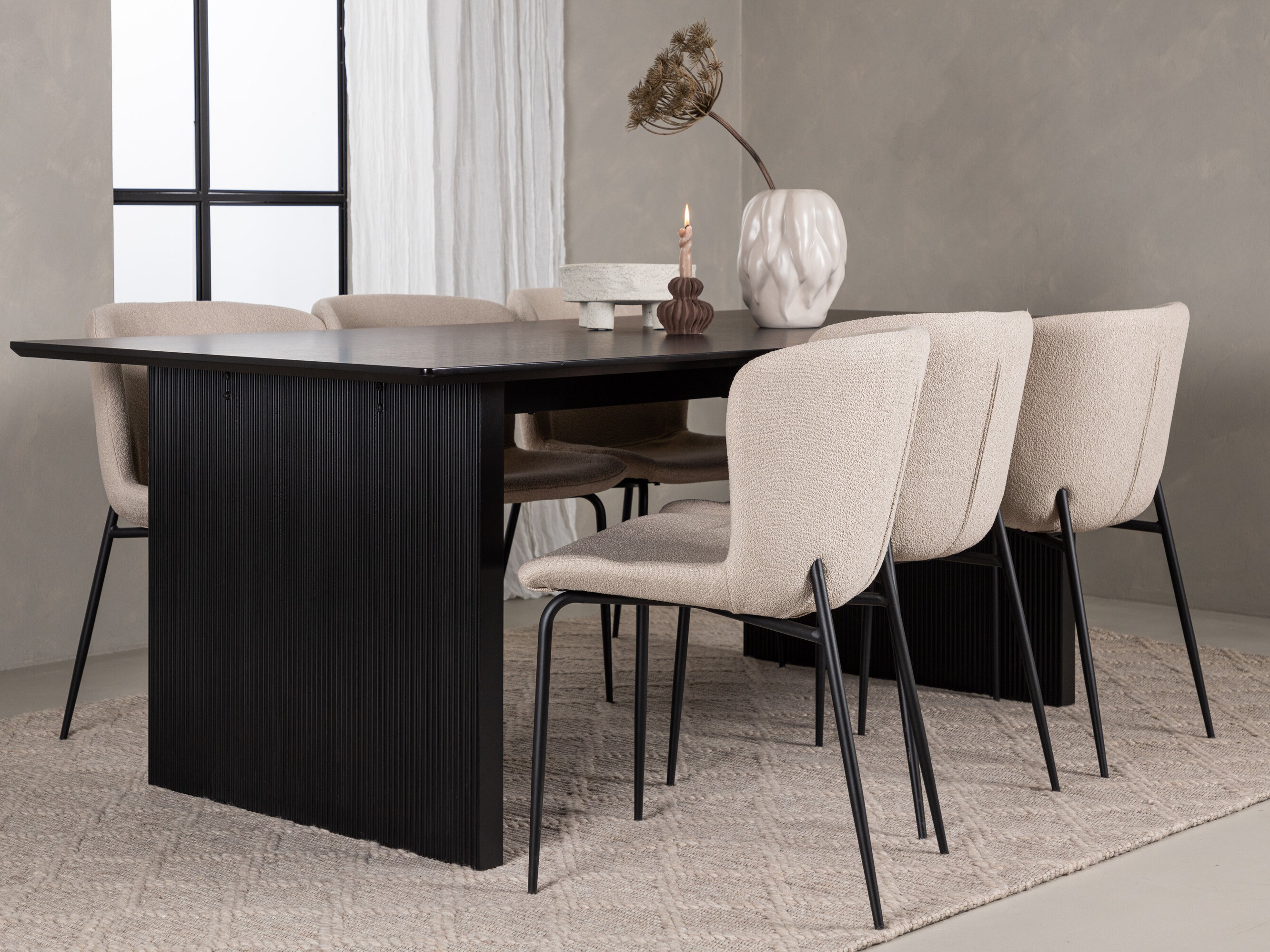 Dining set Dallas 5066 (Beige)