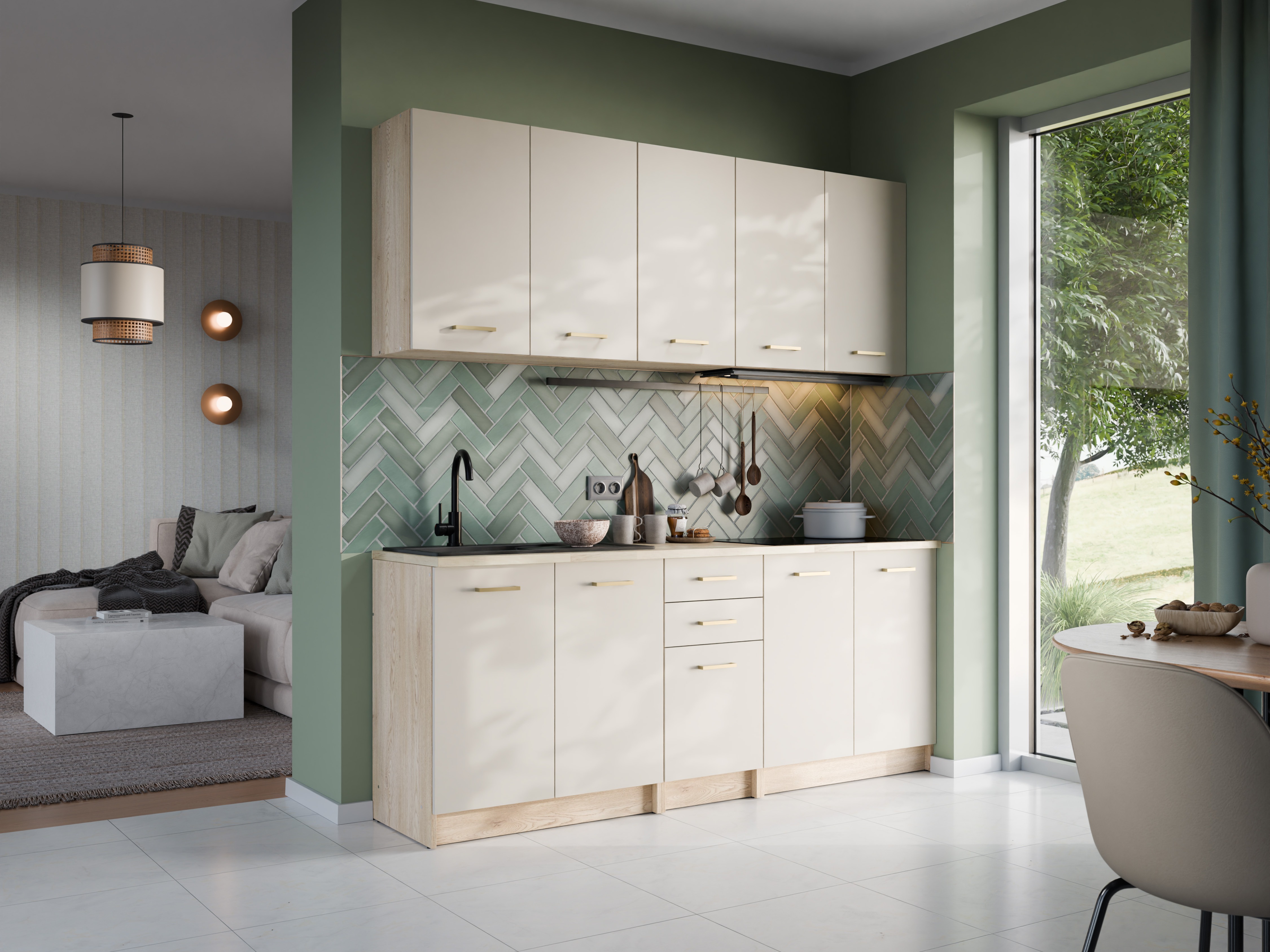 Modular wall cabinet Quti 116