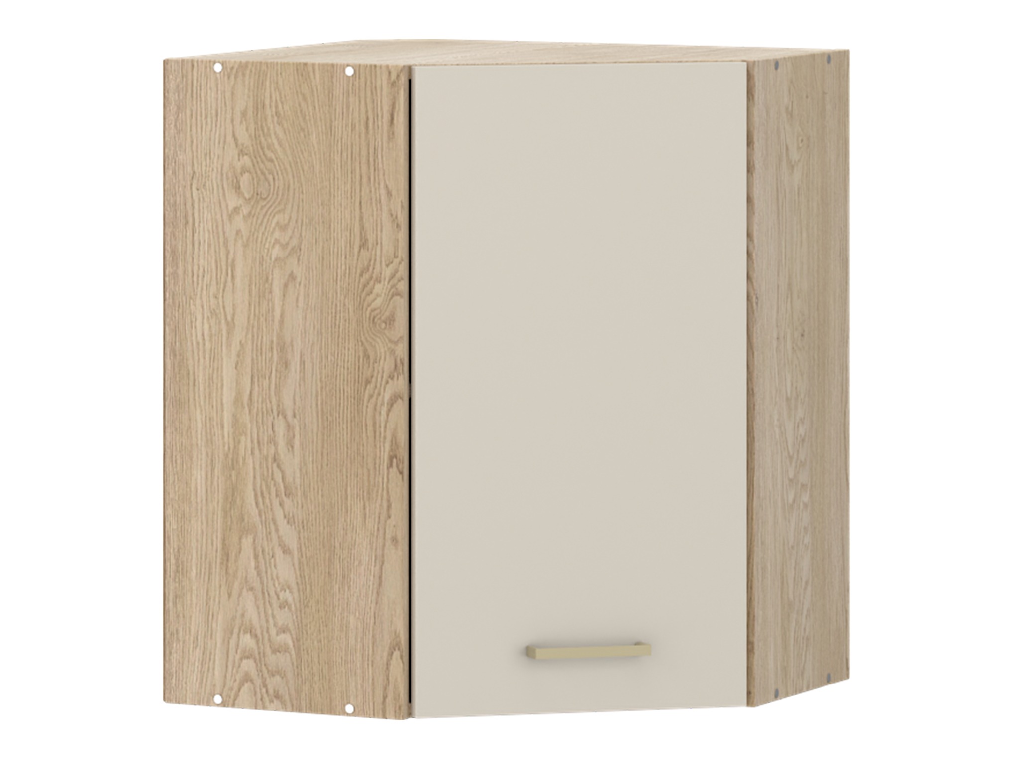 Modular wall-mounted corner cabinet Quti 119