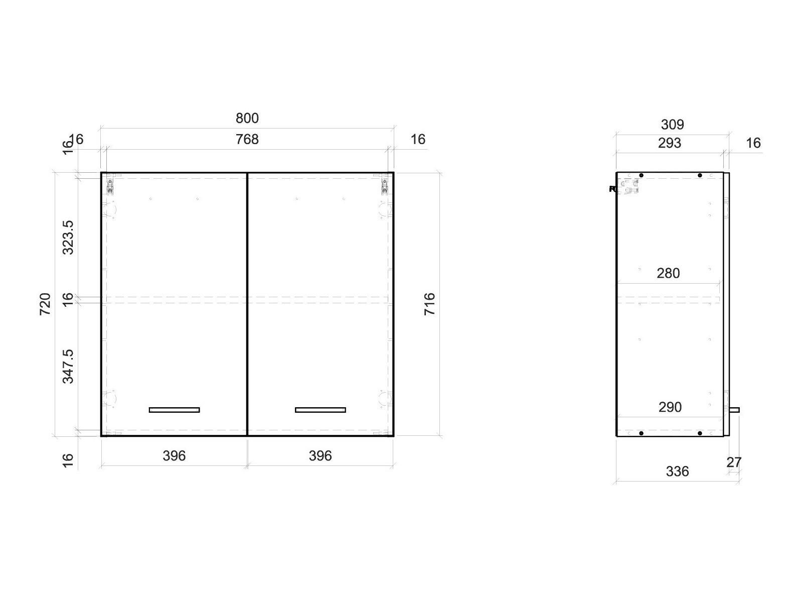 Πολυμορφικό ντουλάπι τοίχου Quti 116