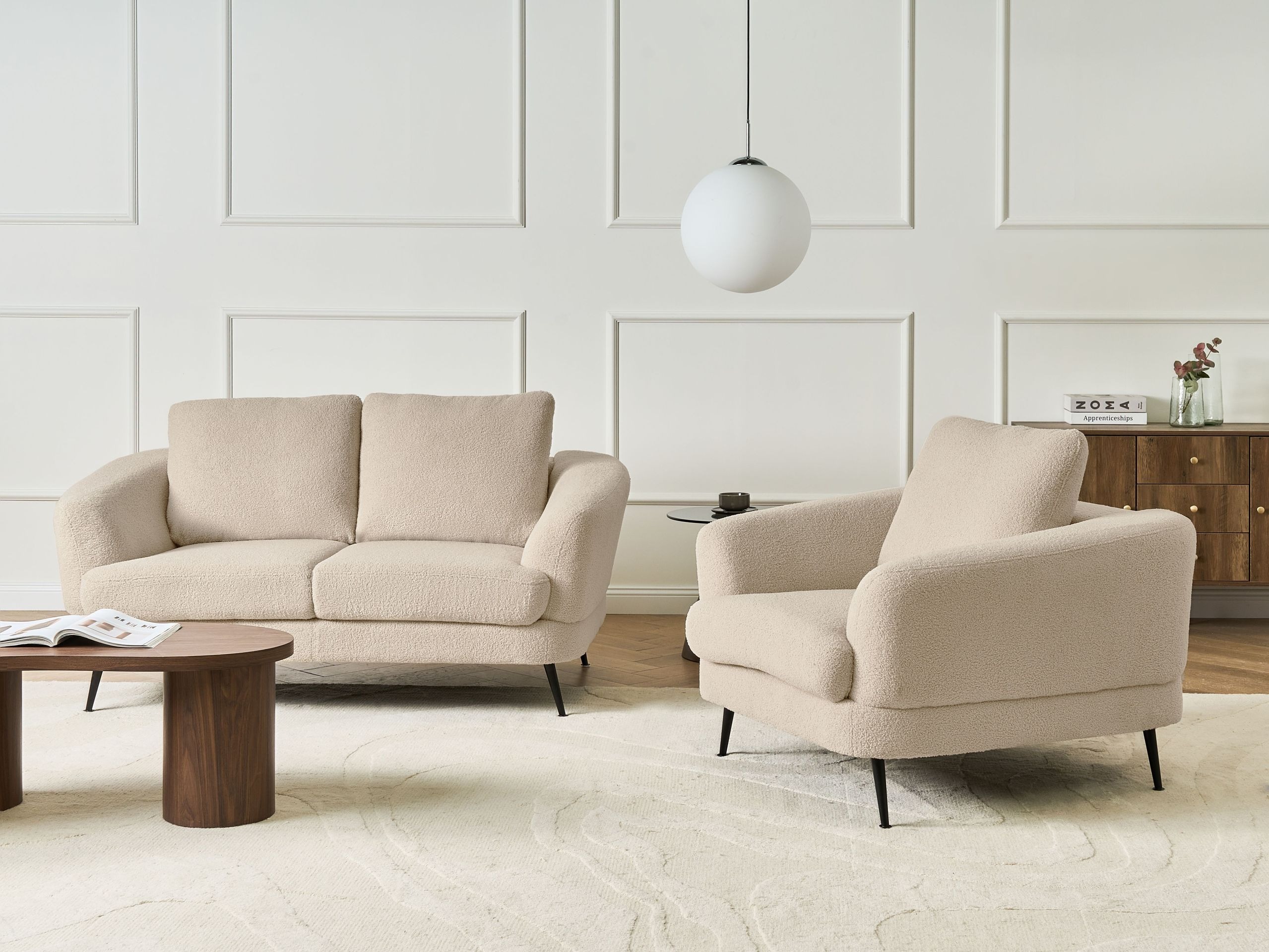 Armchair Berwyn 2901 (Light beige)