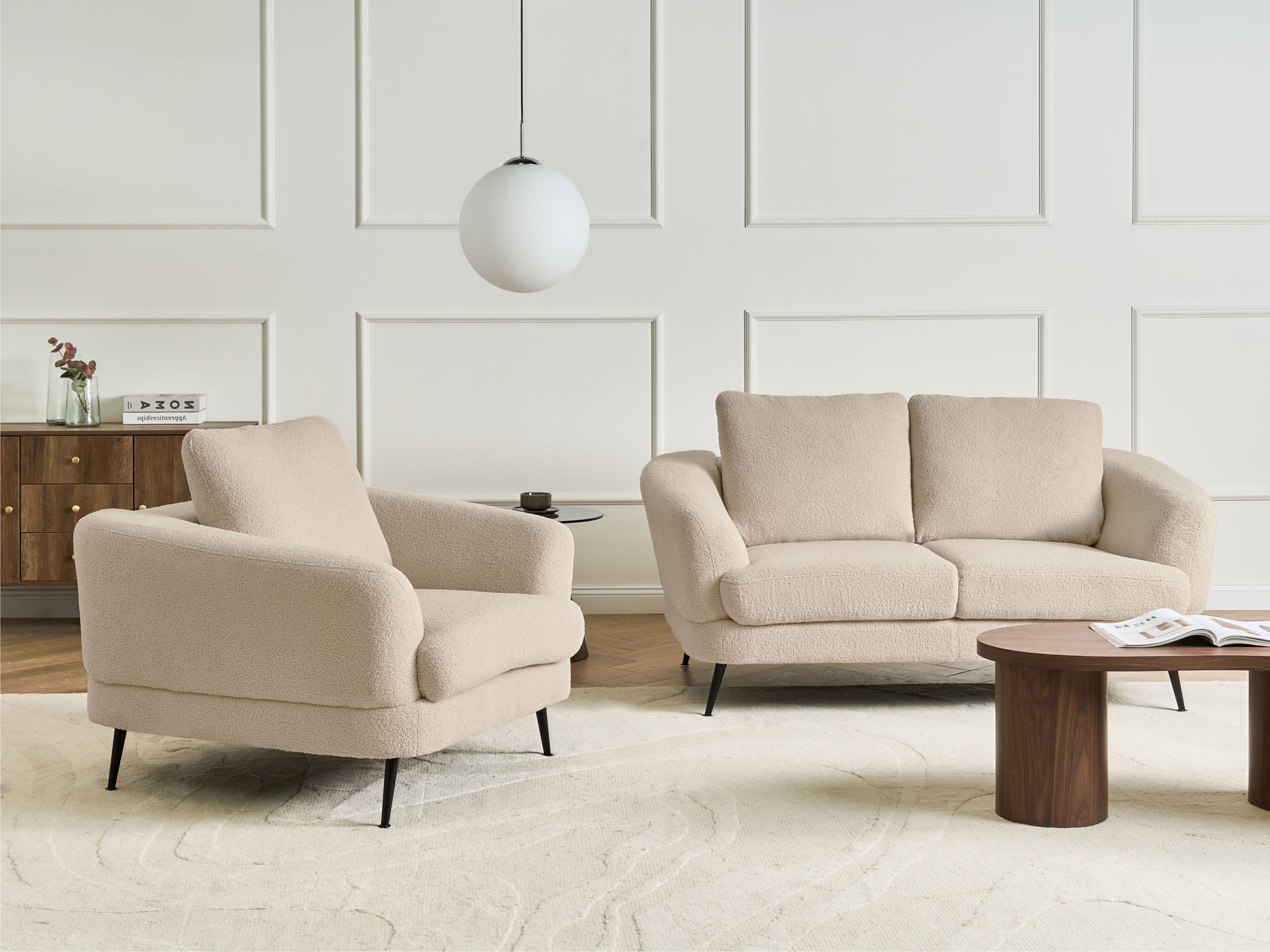 Upholstered furniture set Berwyn 2902 (Light beige)