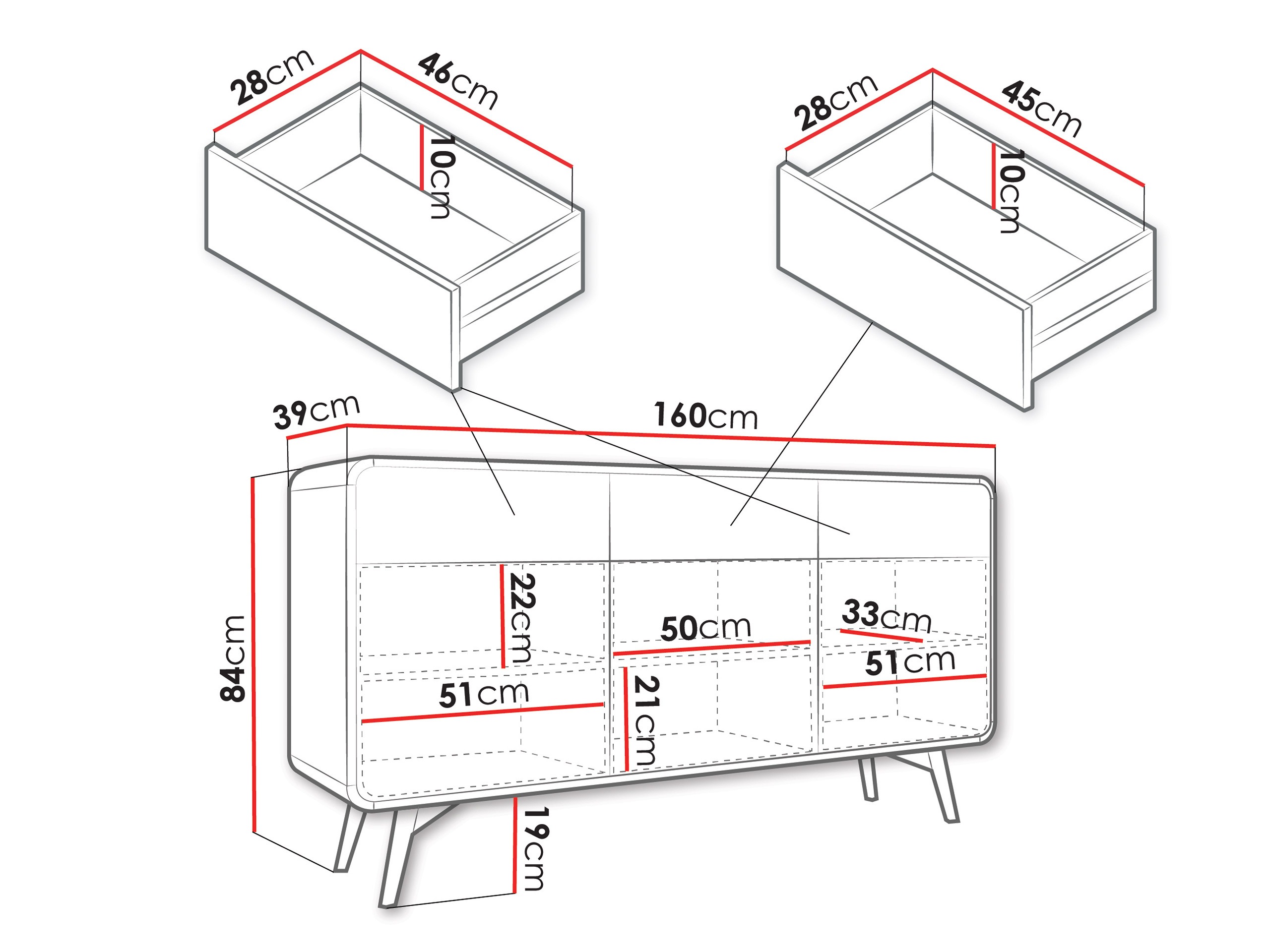 Συρταριέρα Focos I