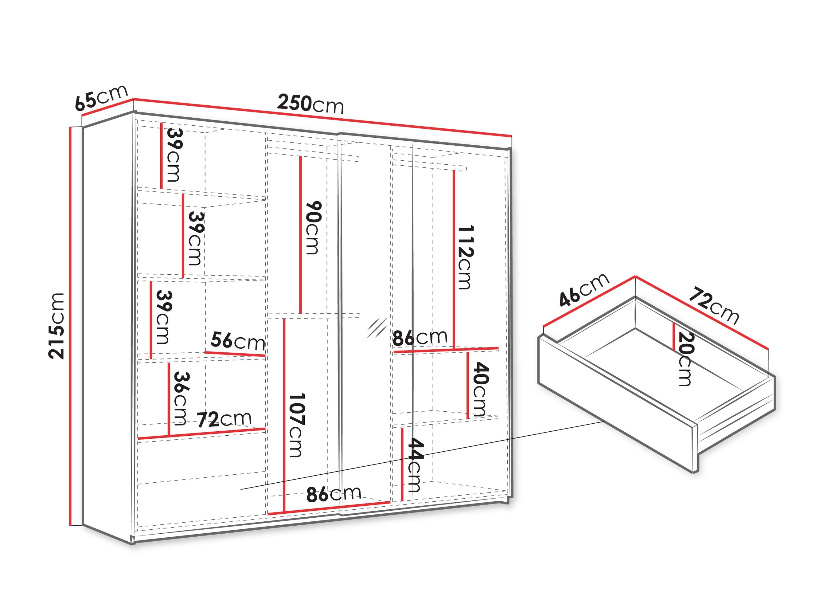 Ντουλάπα Honolulu 268
