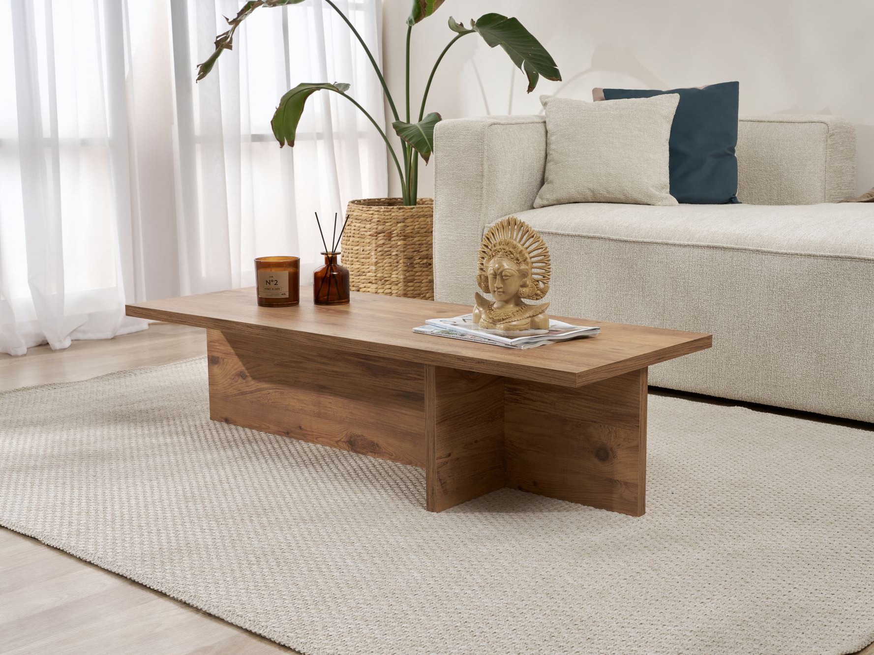 Τραπεζάκι σαλονιού Novato 136 (Πεύκο)