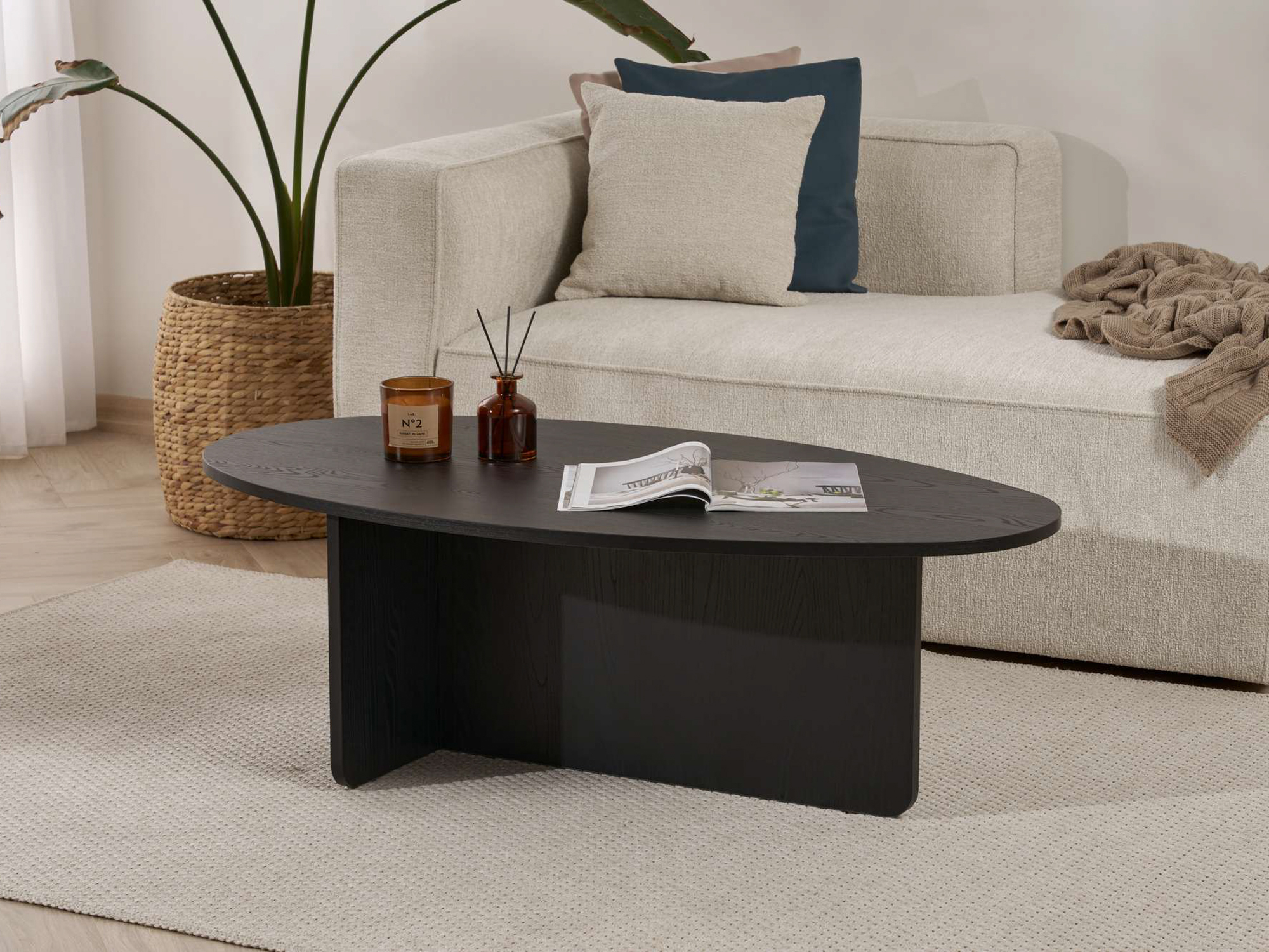 Τραπεζάκι σαλονιού Novato 139 (Μαύρο)