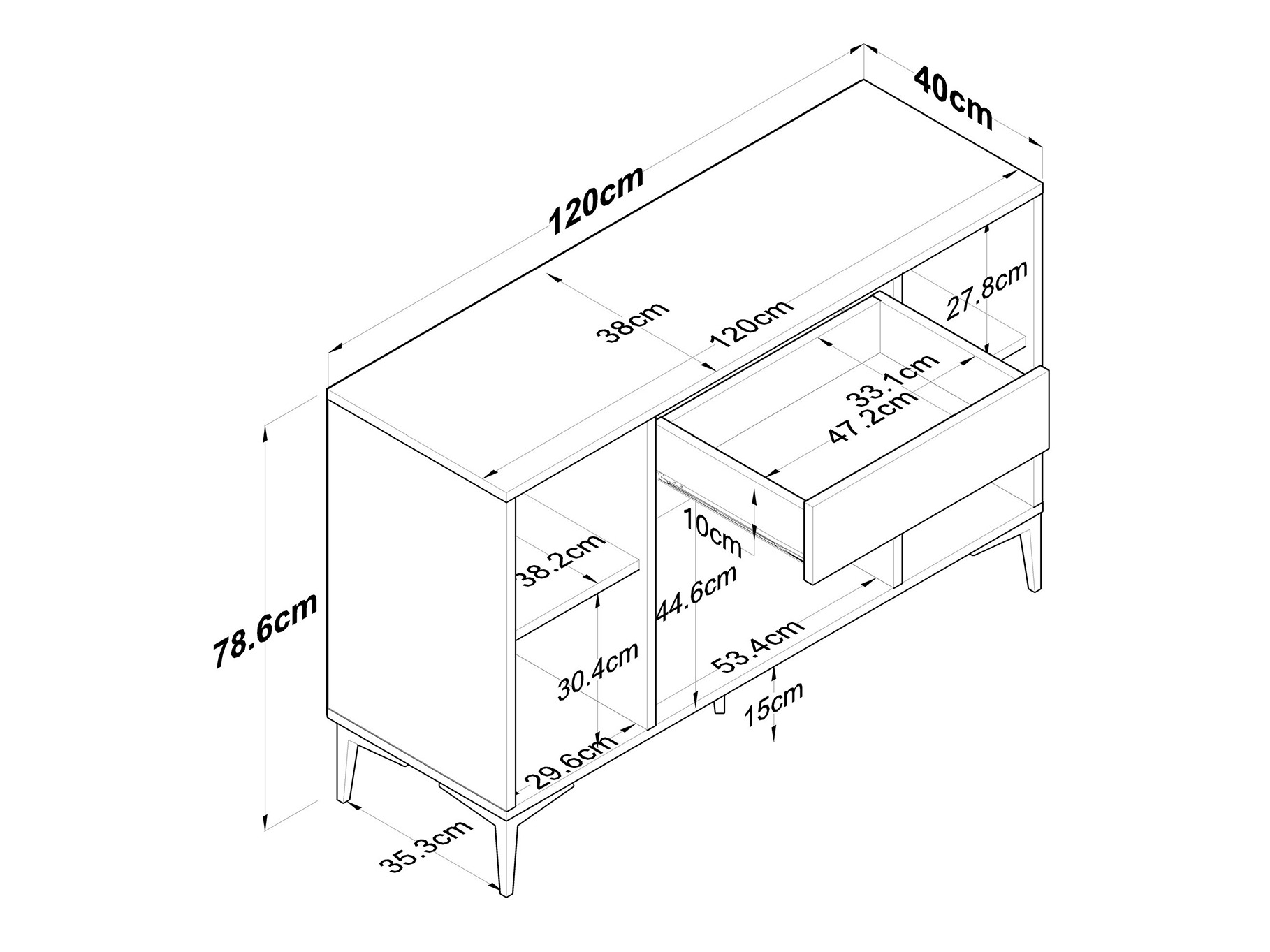 Chest of drawers Kailua 2673