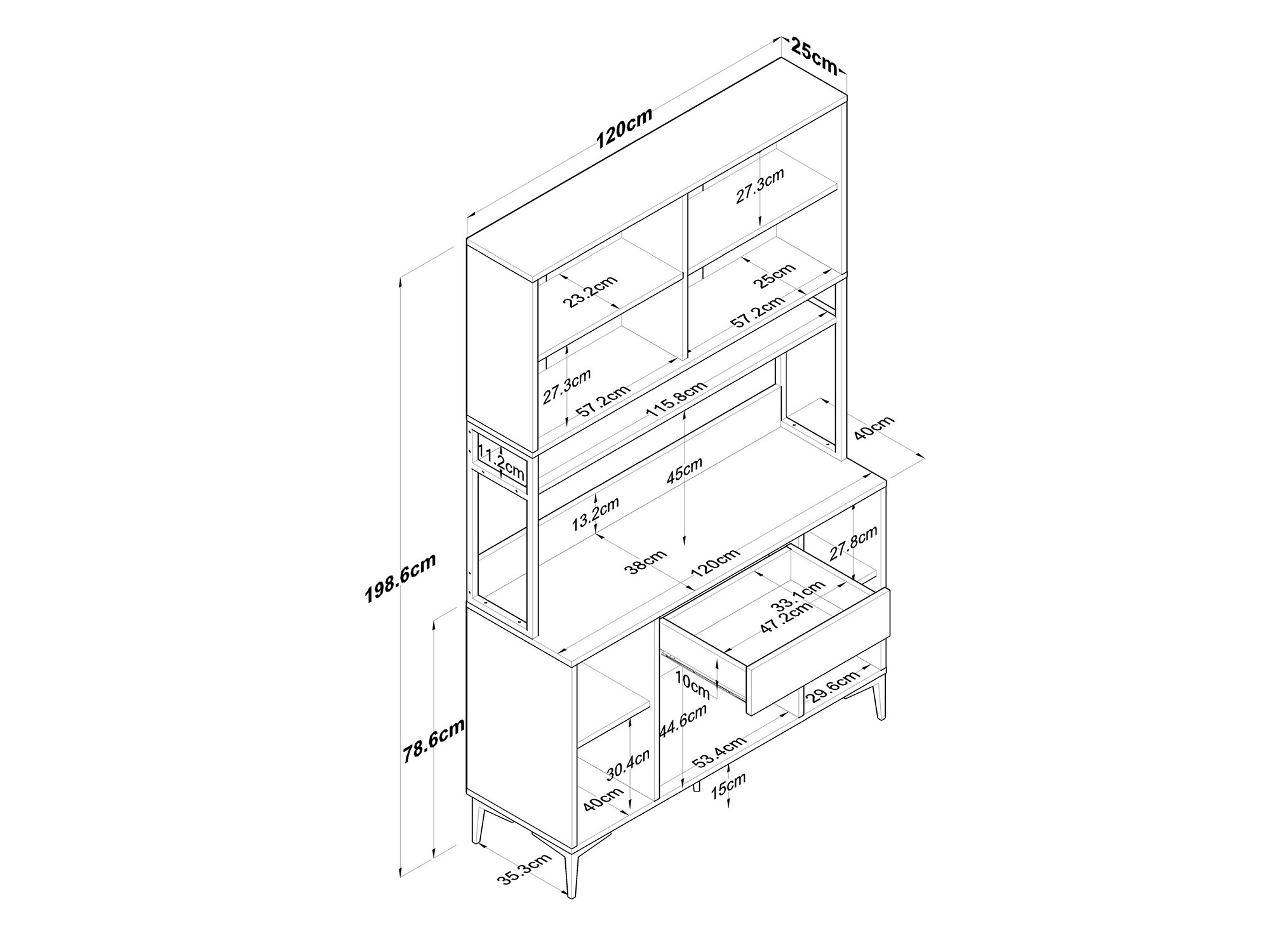 Multifunctional furniture Kailua 2675