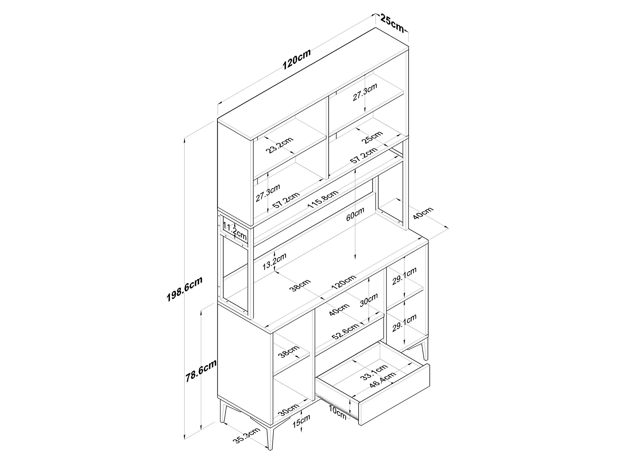 Multifunctional furniture Kailua 2676