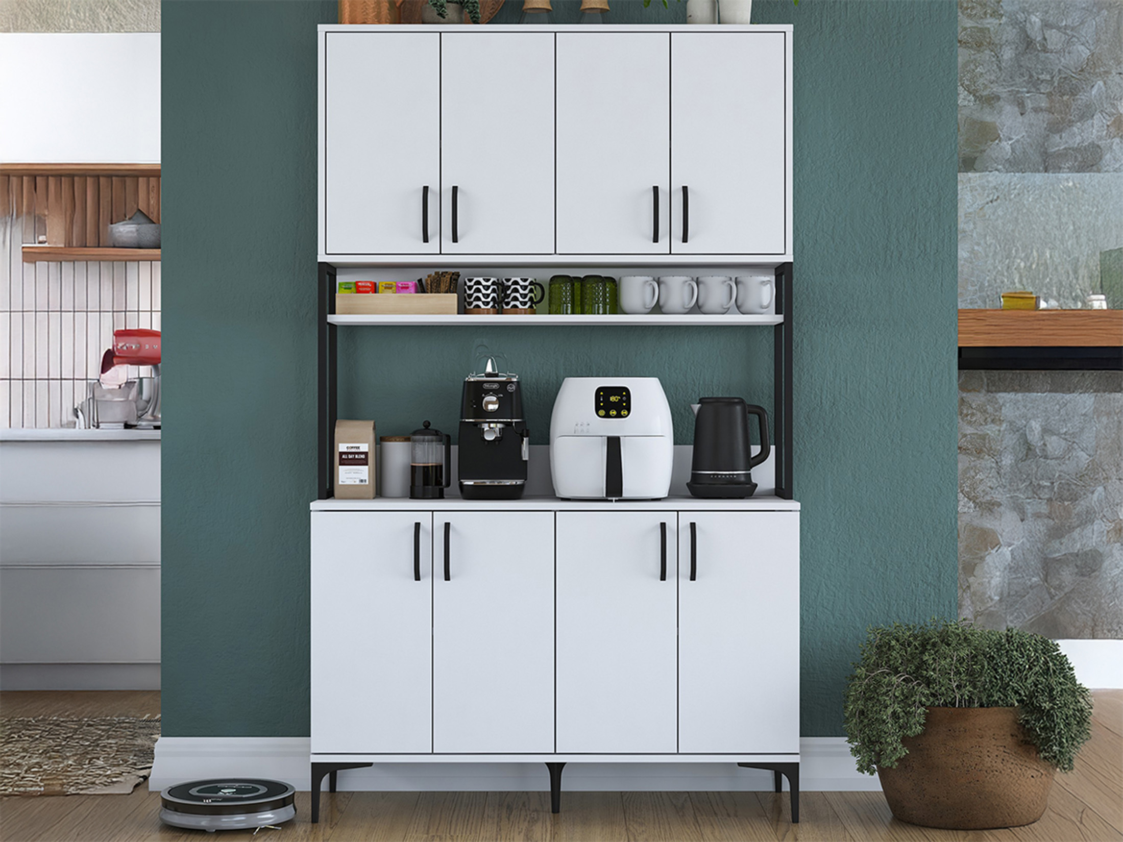 Multifunctional furniture Kailua 2678 (White)