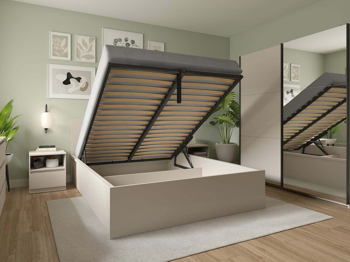 Κρεβάτι Livevaro 126 (Κασμίρι)