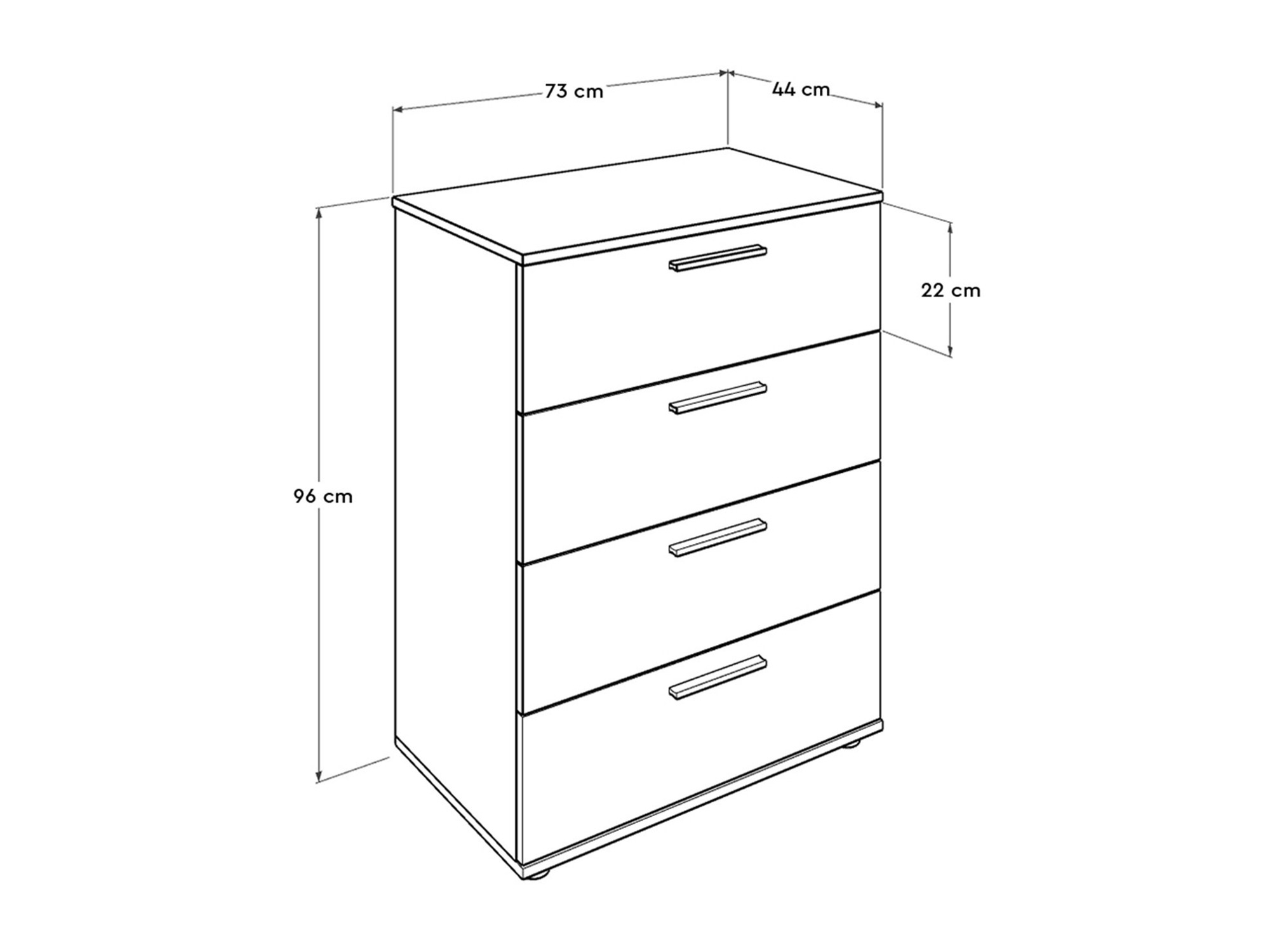 Chest of drawers Kailua 2696