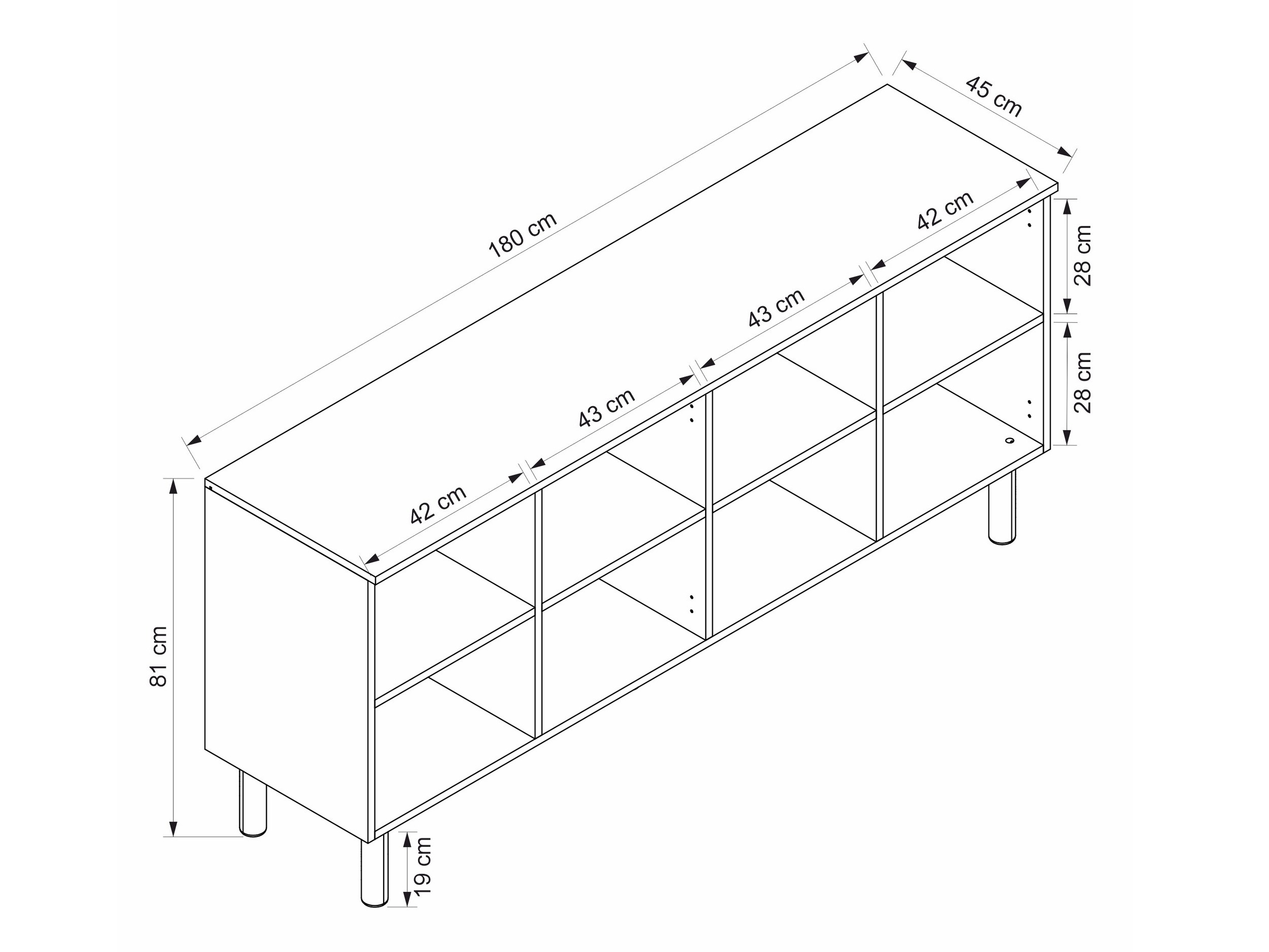 Sideboard Kailua 2693
