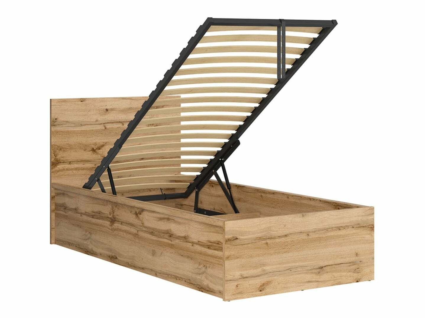 Κρεβάτι Livevaro 126 (Δρυς wotan)