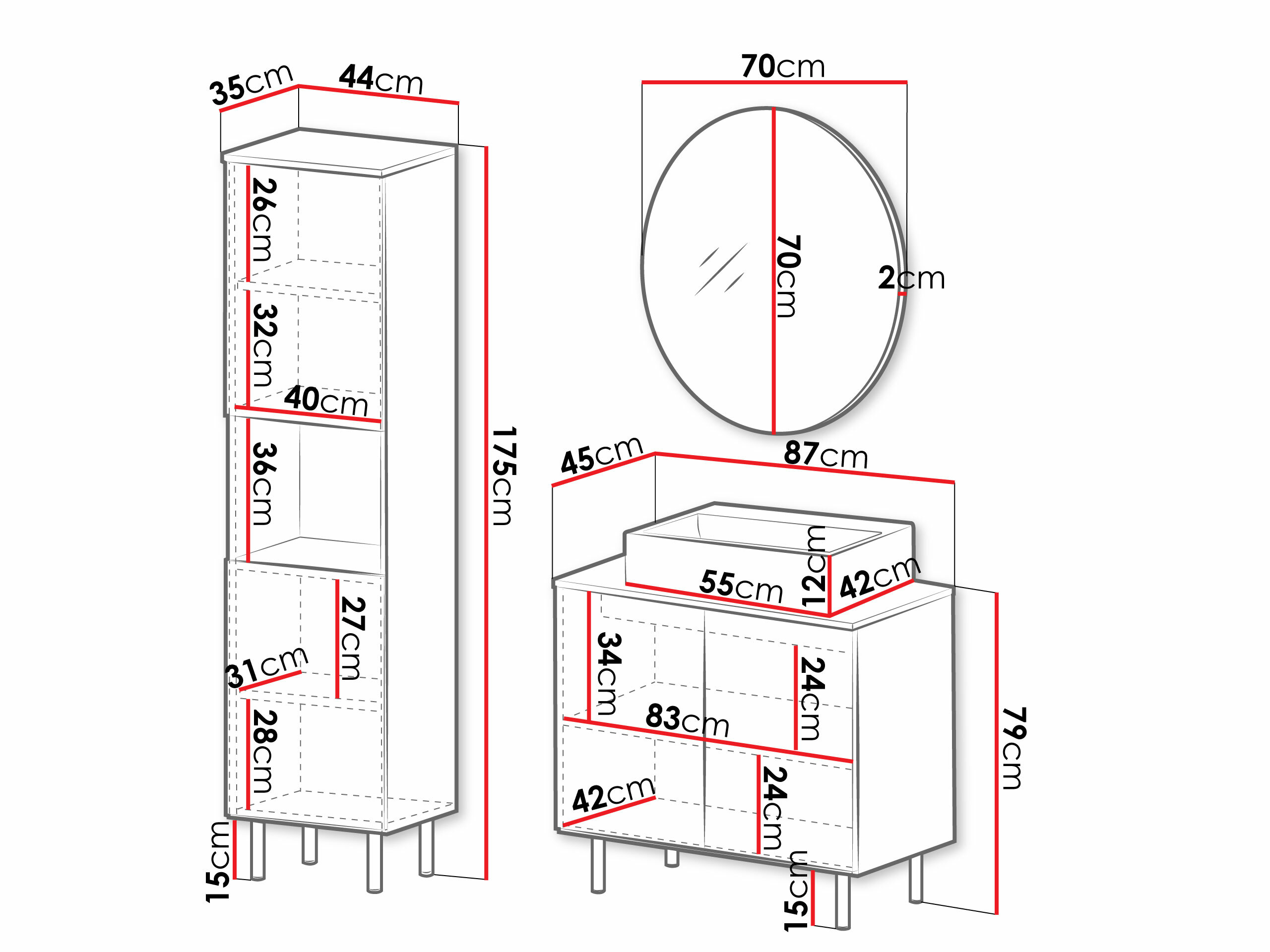 Σετ μπάνιου Virdomi 111 (Κασμίρι)
