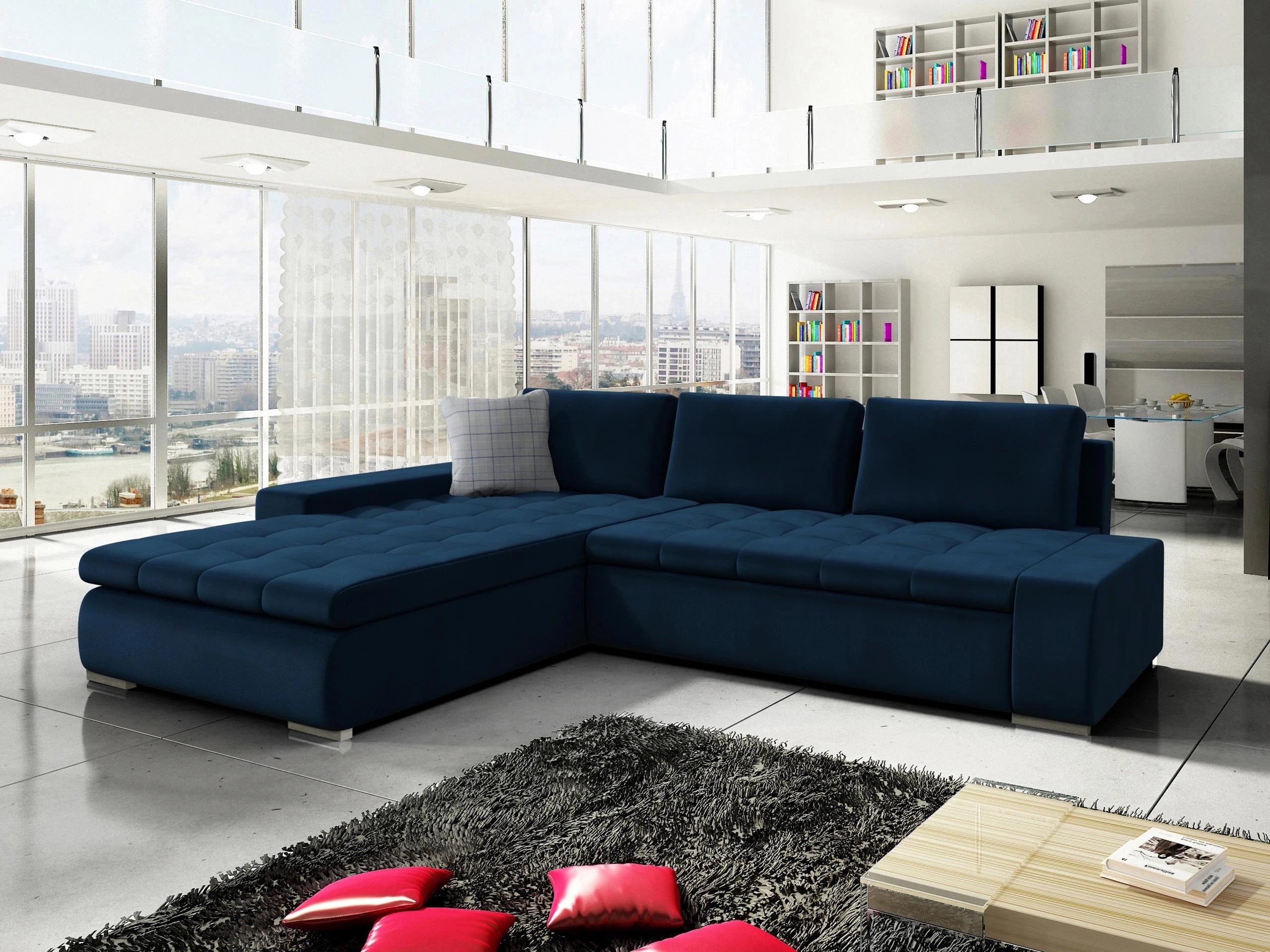 Γωνιακός Καναπές Comfivo Nitor II (Kronos 09 + Senegal 818)