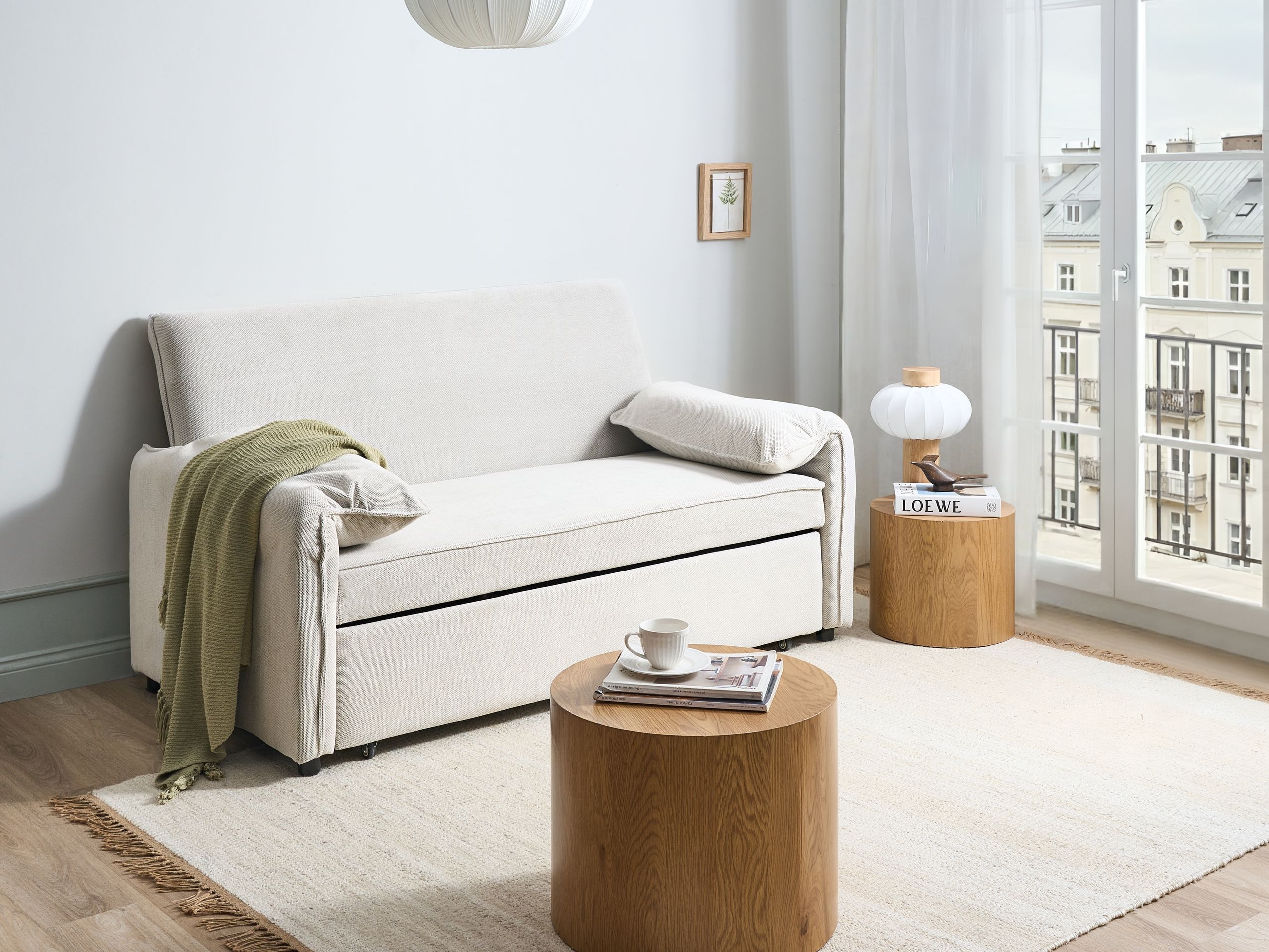 Sofa bed Berwyn 2908 (White)