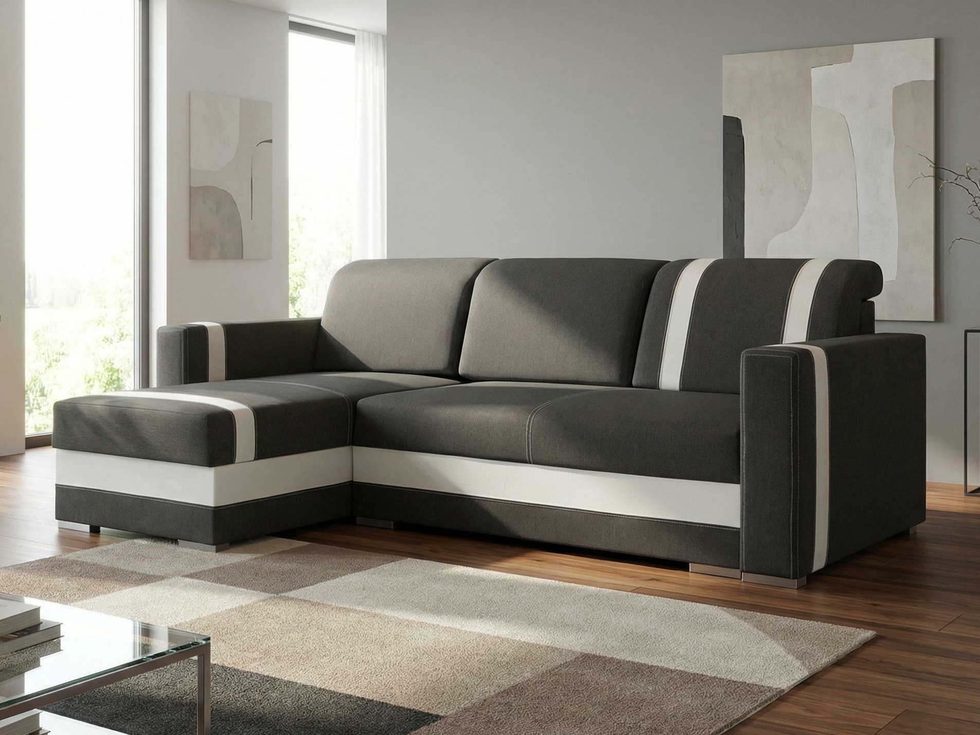 Corner sofa Edinburg 101 (Inari 96 + Cayenne 1115)