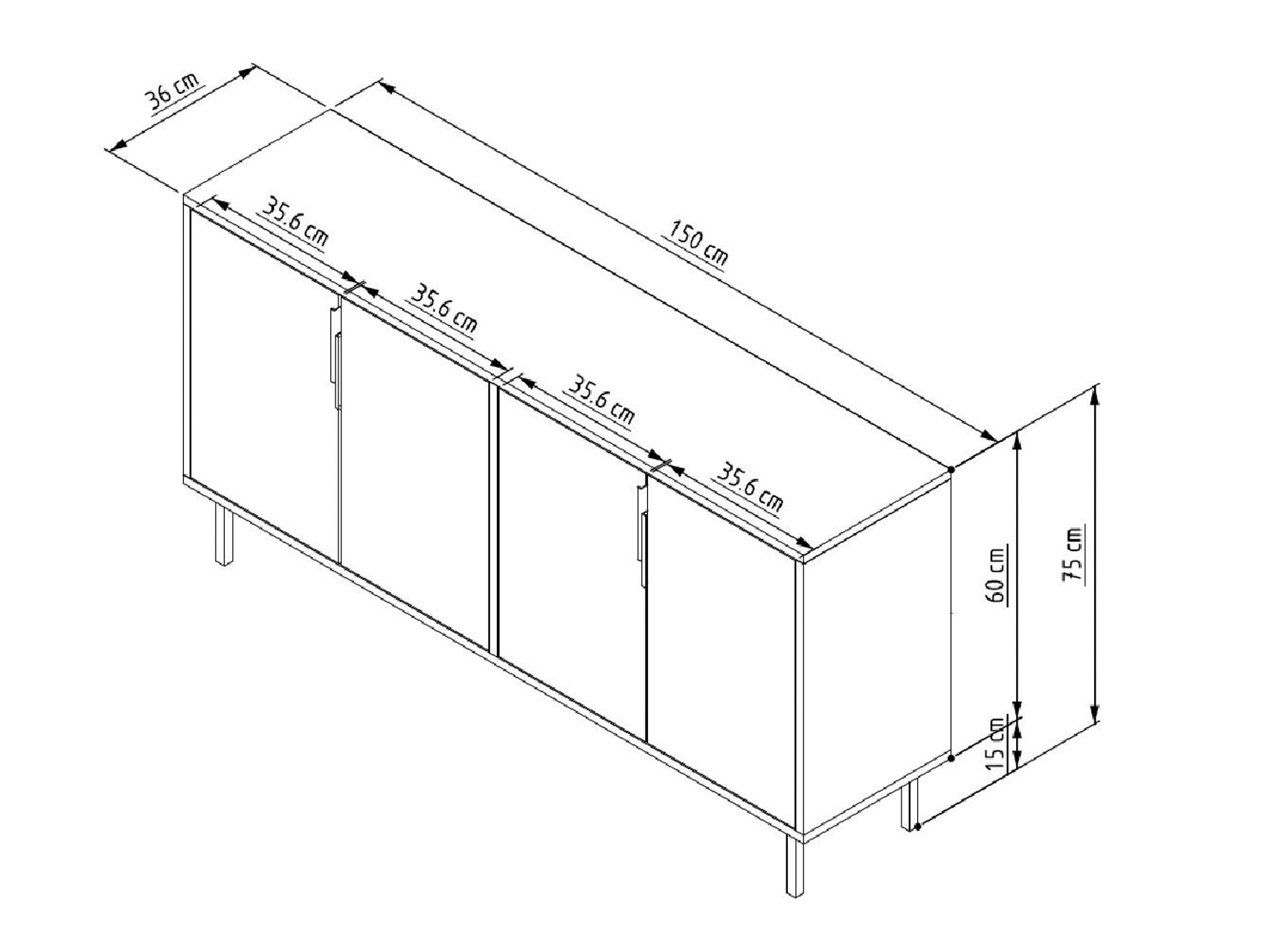 Μπουφέ Kailua 2705